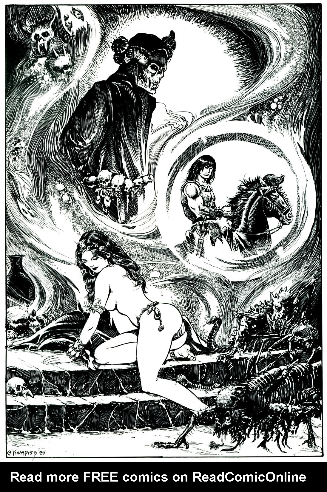 Read online Marvel Graphic Novel comic -  Issue #19 - Conan - The  Witch Queen of Acheron - 64