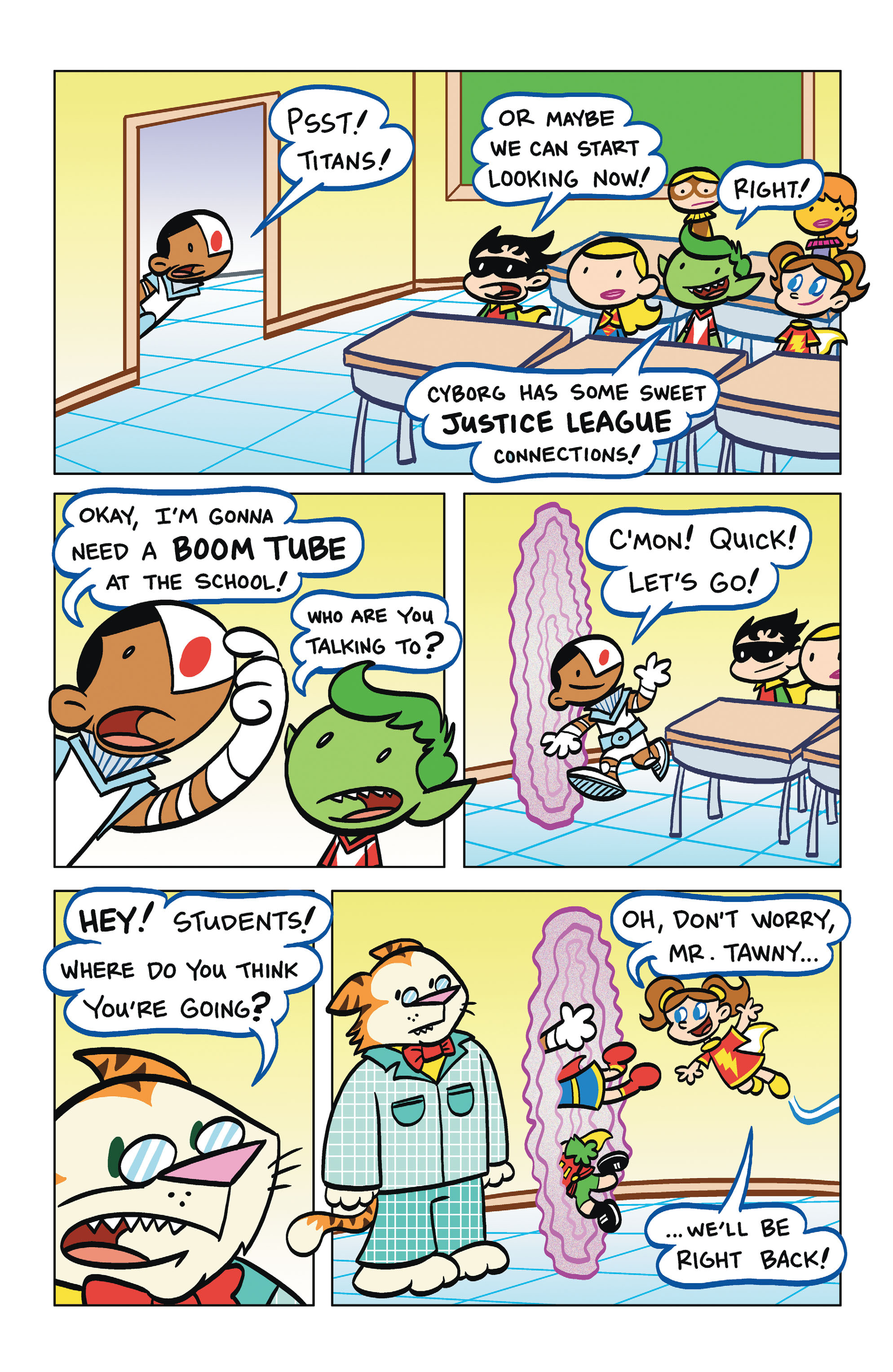 Read online Tiny Titans: Return To the Treehouse comic -  Issue #6 - 4