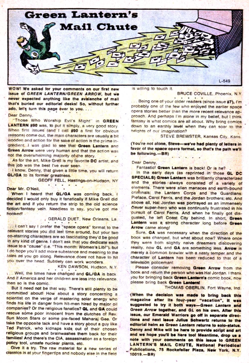 Green Lantern (1960) Issue #92 #95 - English 19
