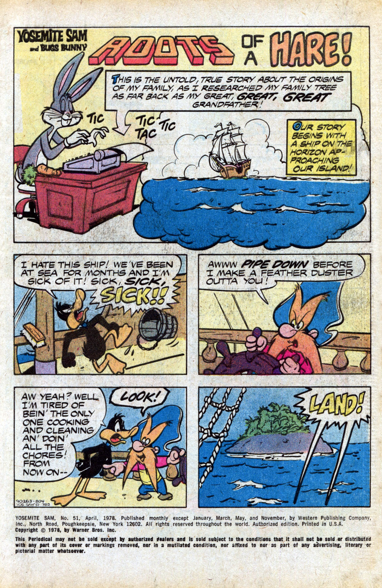 Read online Yosemite Sam and Bugs Bunny comic -  Issue #51 - 3