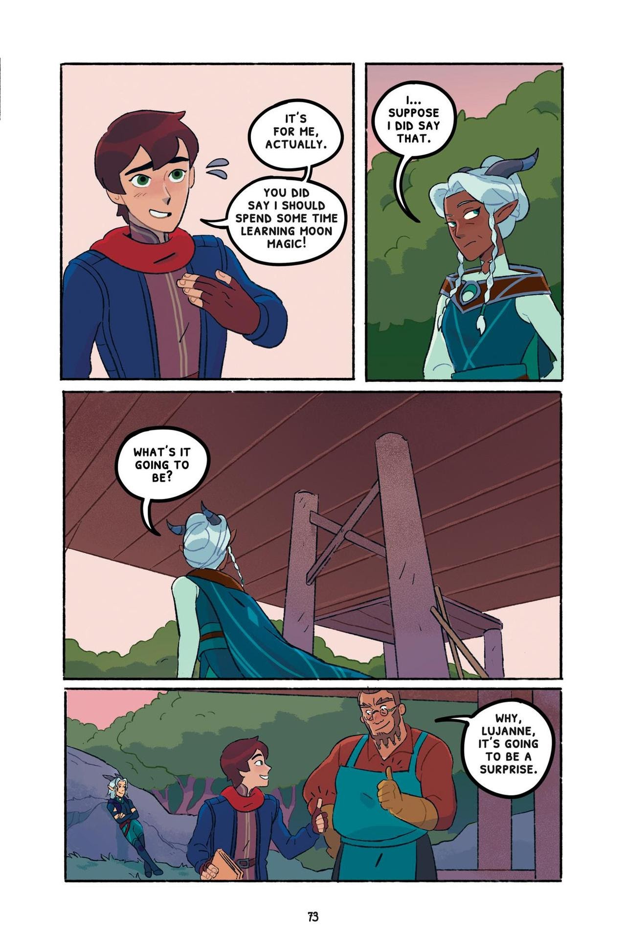 Read online Through the Moon: The Dragon Prince Graphic Novel comic -  Issue # TPB - 77