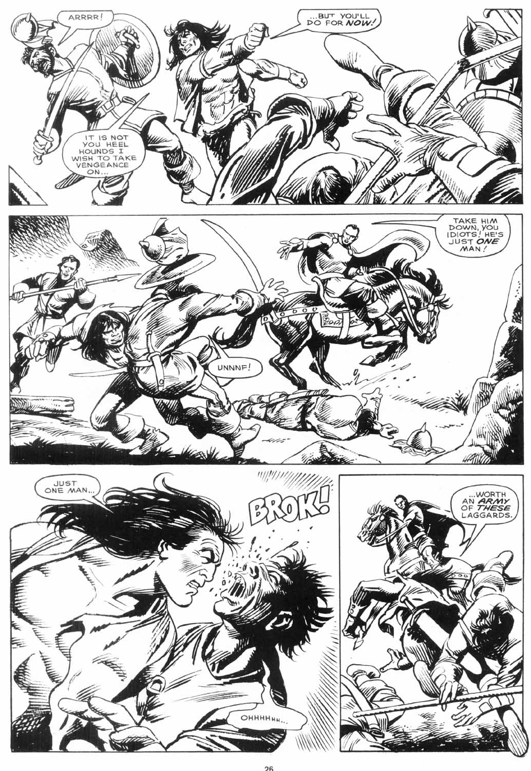 Read online The Savage Sword Of Conan comic -  Issue #156 - 26