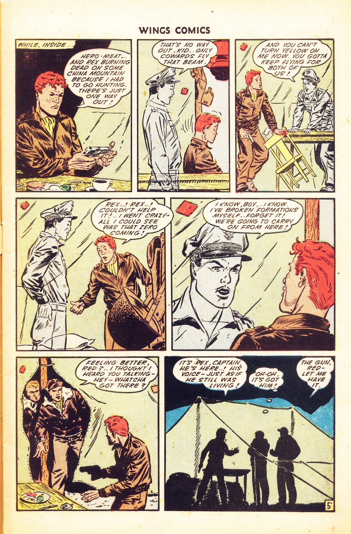 Read online Wings Comics comic -  Issue #50 - 7