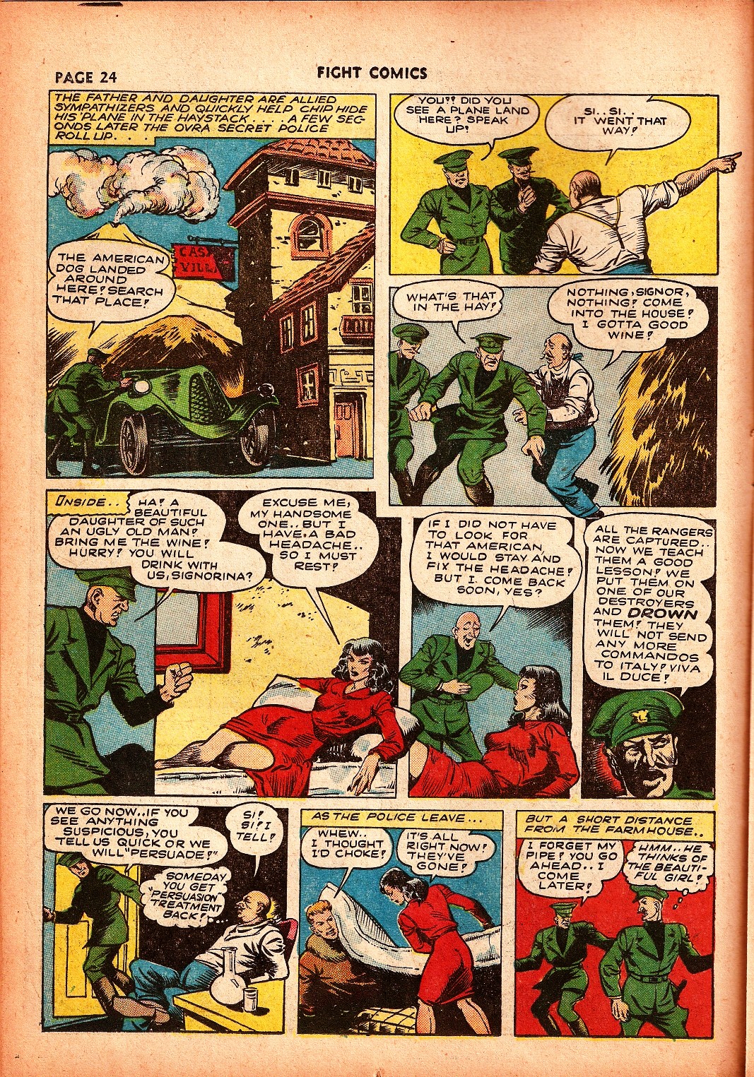 Read online Fight Comics comic -  Issue #26 - 26