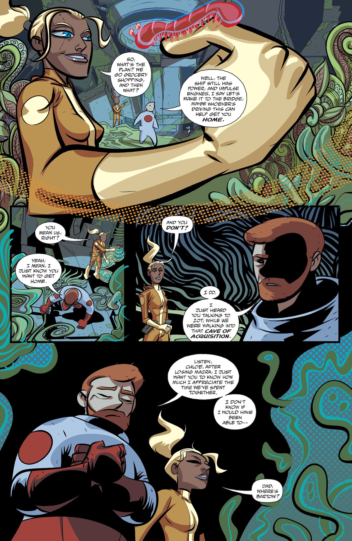 Read online Cave Carson Has An Intersteller Eye comic -  Issue #4 - 6