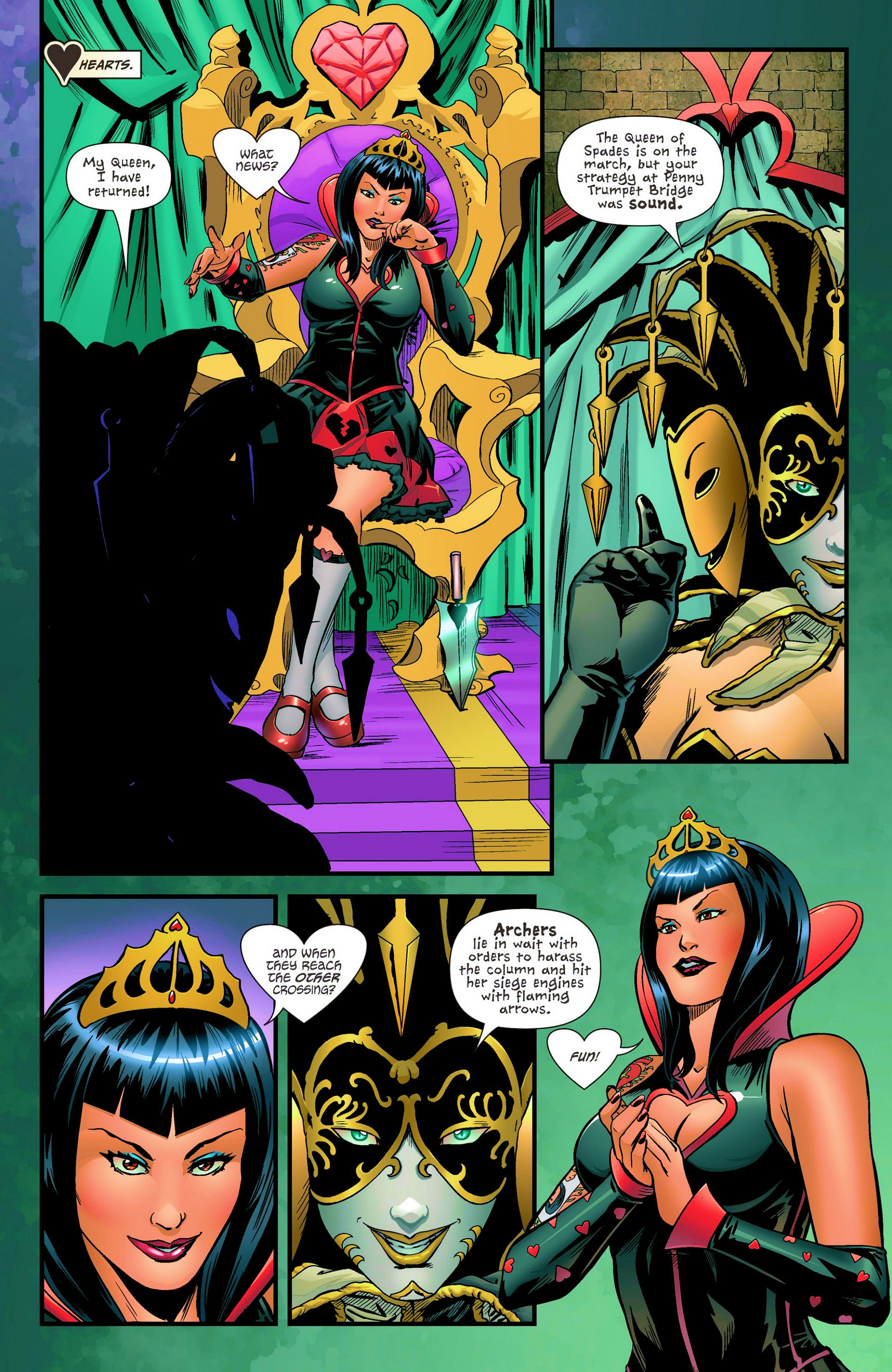 Read online Grimm Fairy Tales presents Wonderland: Clash of Queens comic -  Issue #4 - 21