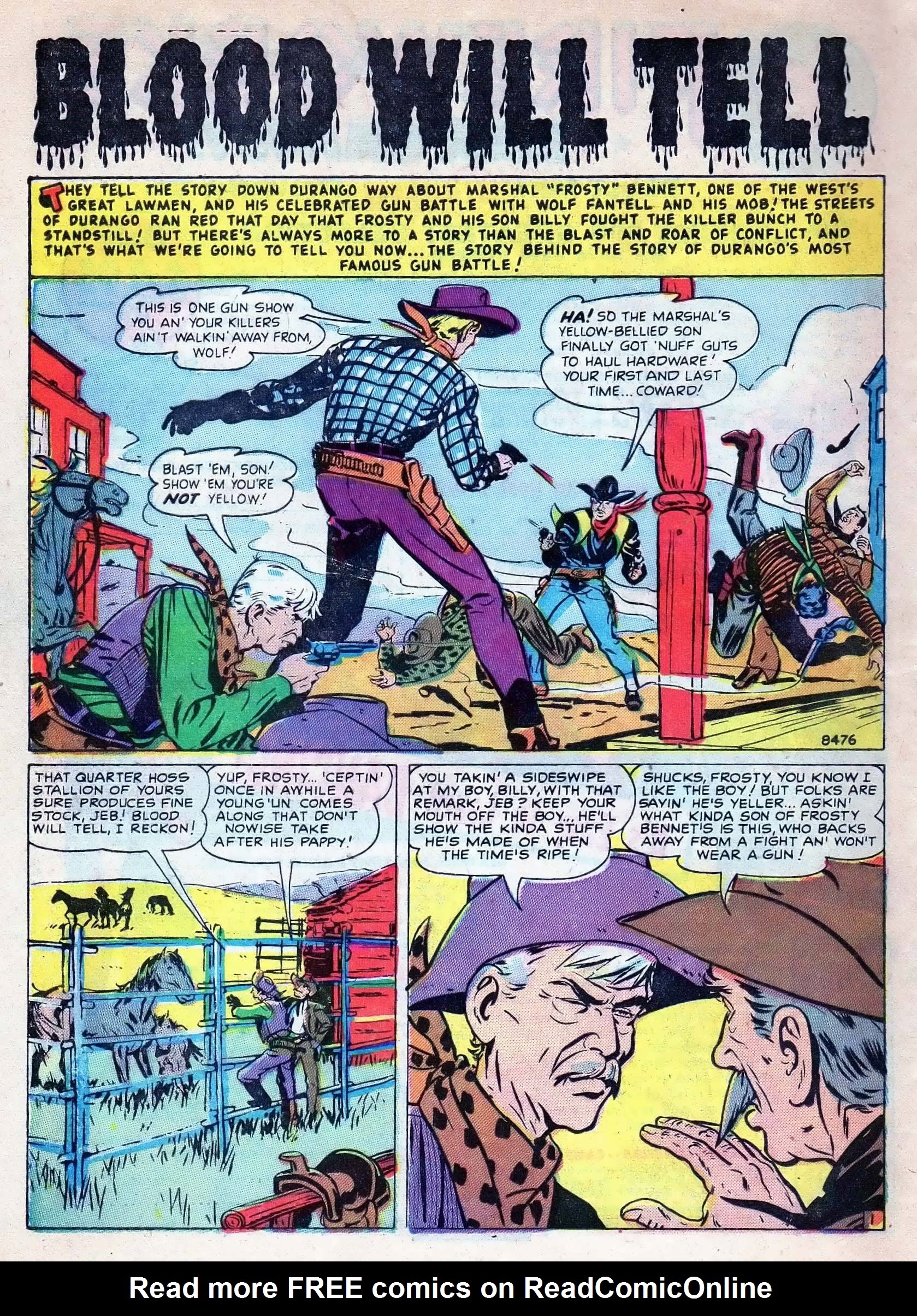 Read online Two Gun Western (1950) comic -  Issue #9 - 21