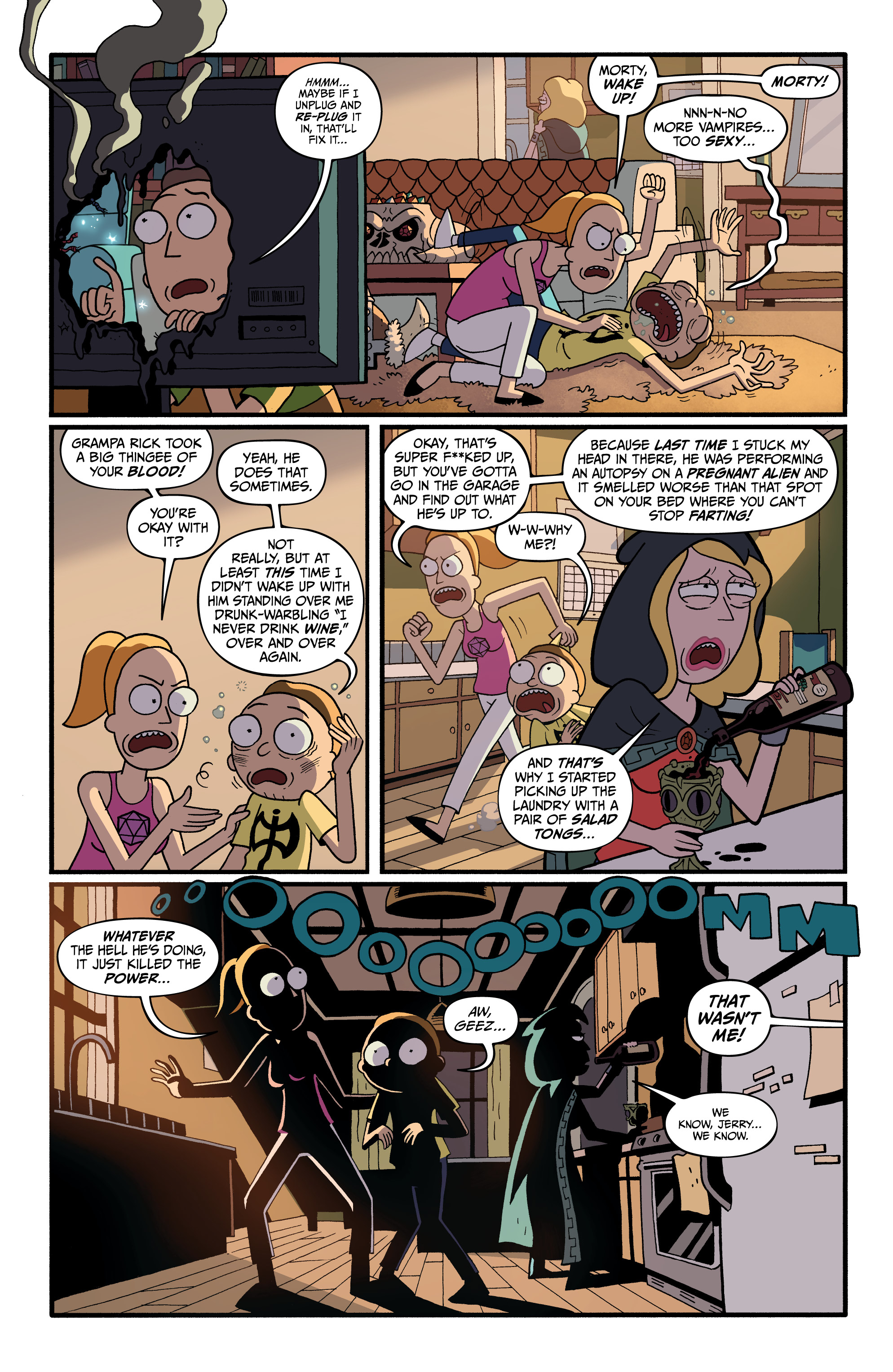 Read online Rick and Morty vs. Dungeons & Dragons II: Painscape comic -  Issue #1 - 9