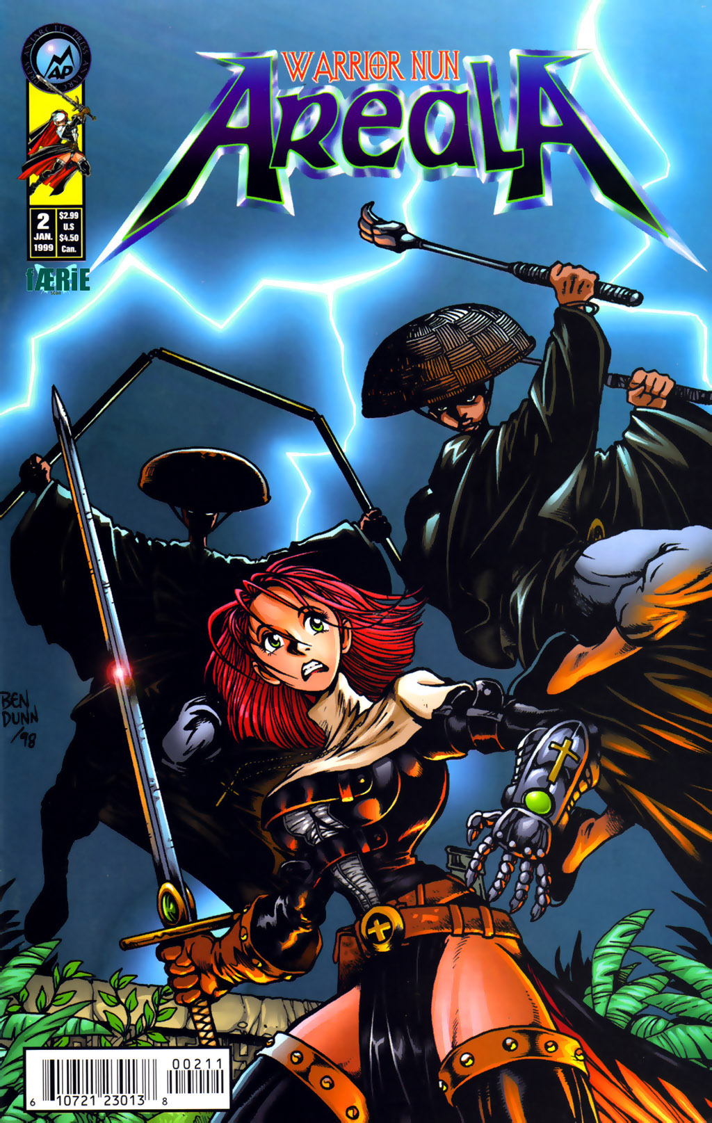 Read online Warrior Nun Areala: Resurrection comic -  Issue #2 - 1