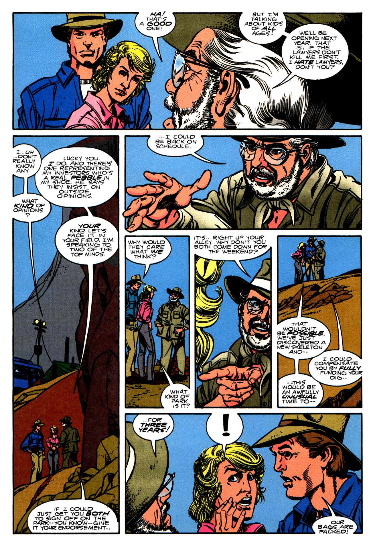 Read online Jurassic Park (1993) comic -  Issue #1 - 16