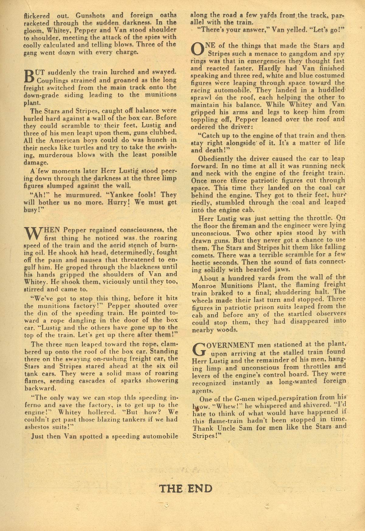 Read online Stars and Stripes Comics comic -  Issue #5 - 32
