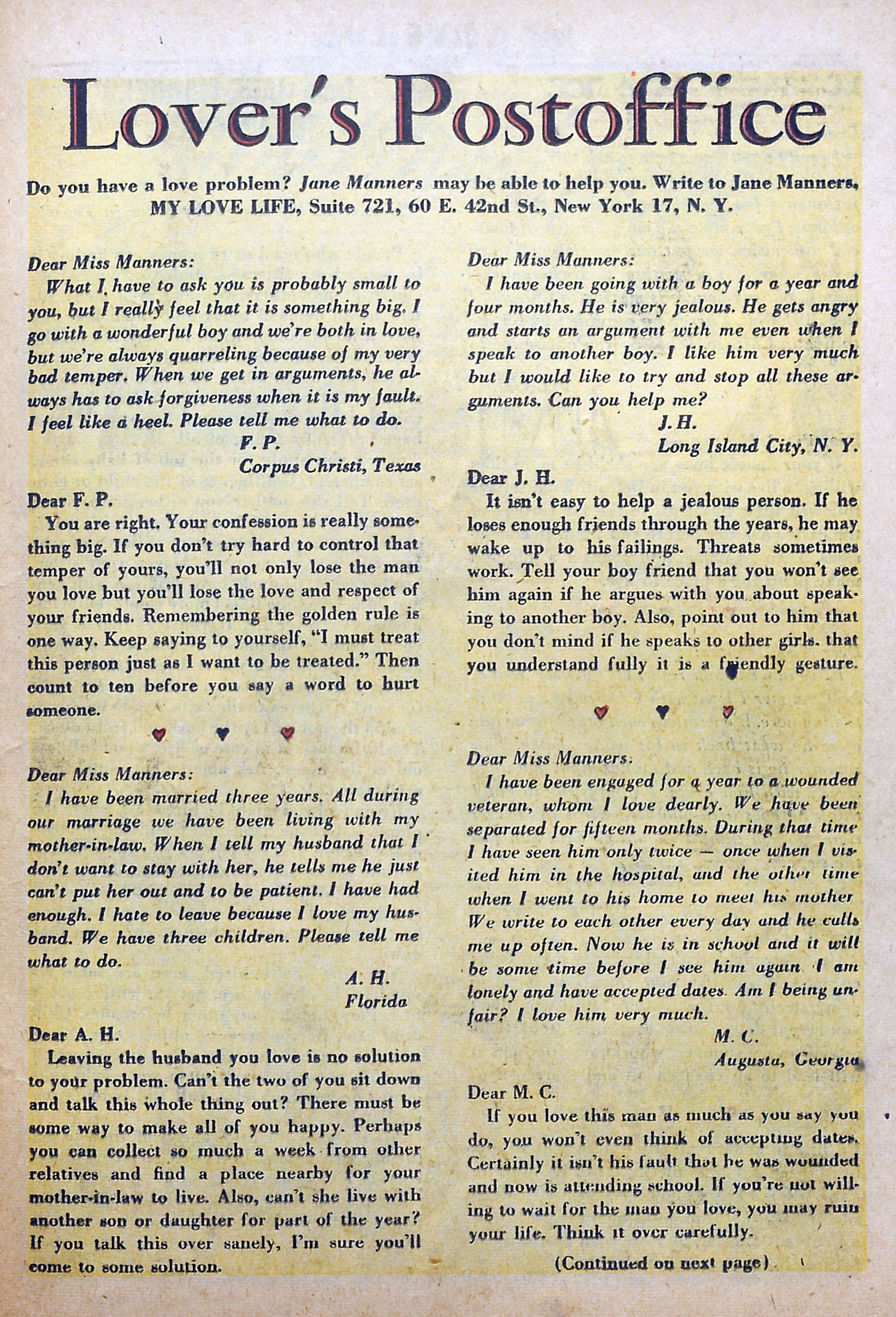 Read online My Love Life comic -  Issue #9 - 21