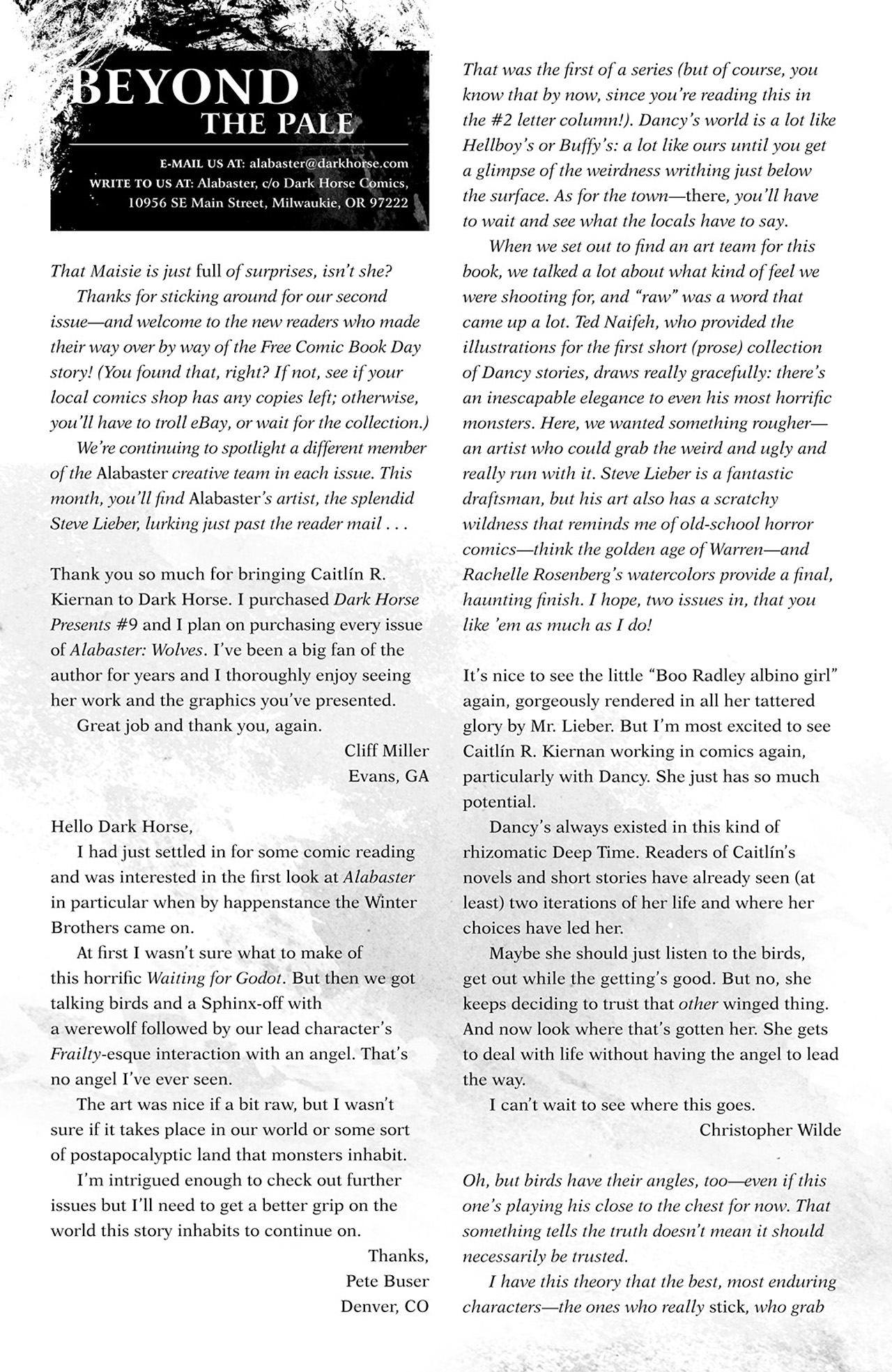 Read online Alabaster: Wolves comic -  Issue #2 - 25