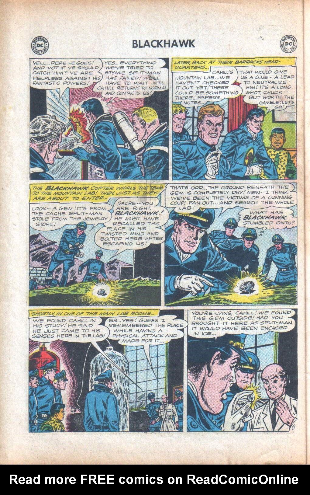 Read online Blackhawk (1957) comic -  Issue #184 - 10