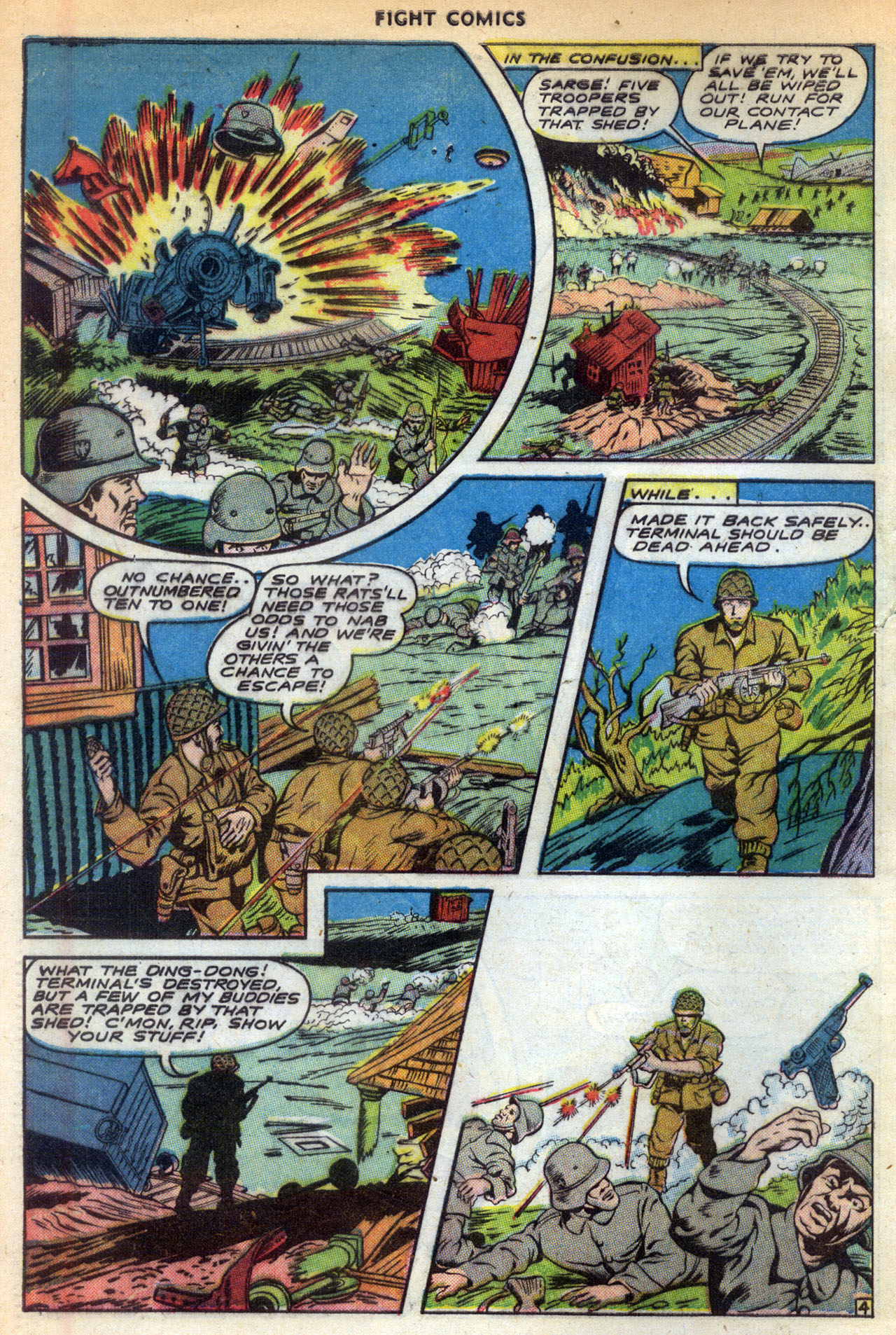 Read online Fight Comics comic -  Issue #33 - 6