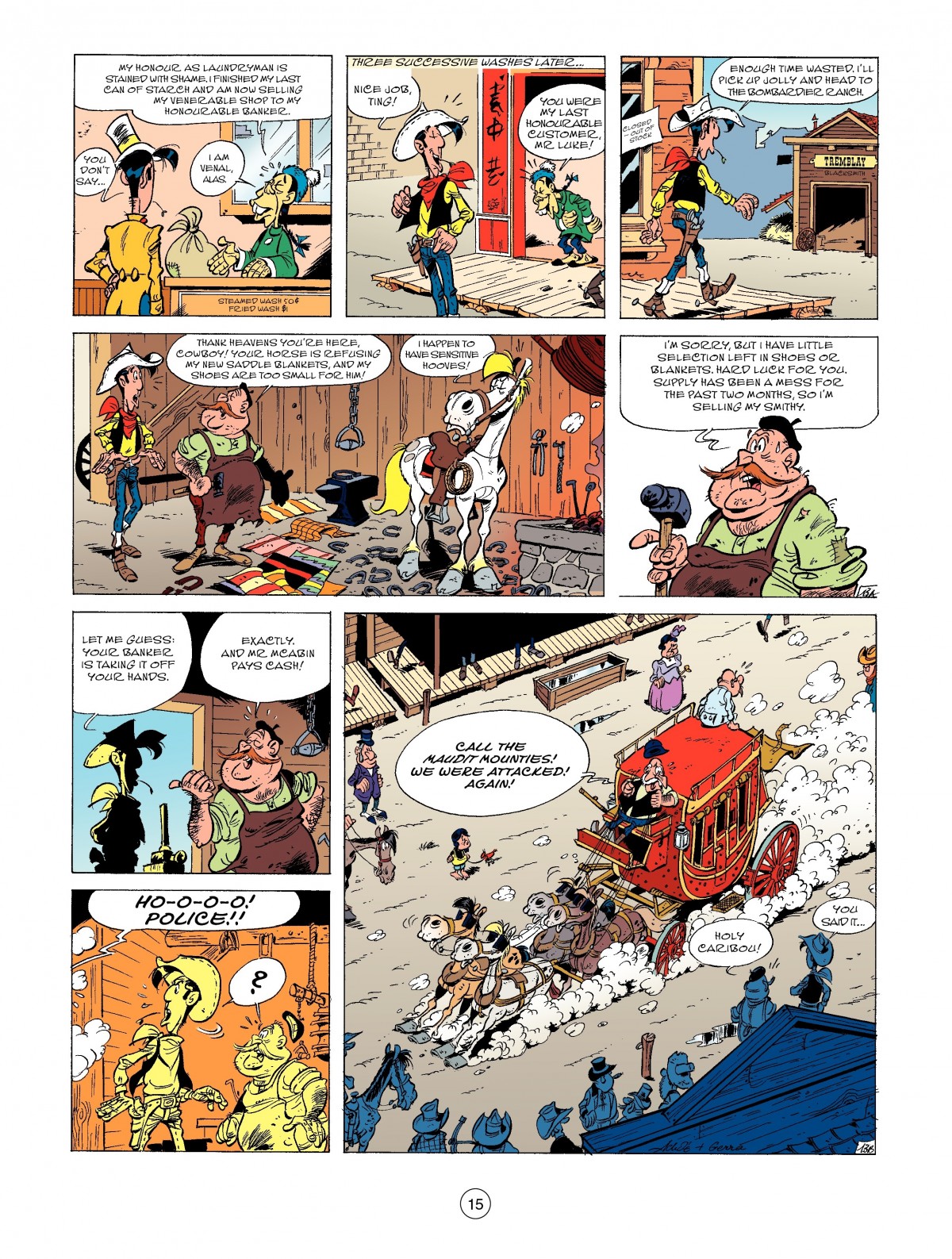 Read online A Lucky Luke Adventure comic -  Issue #52 - 17