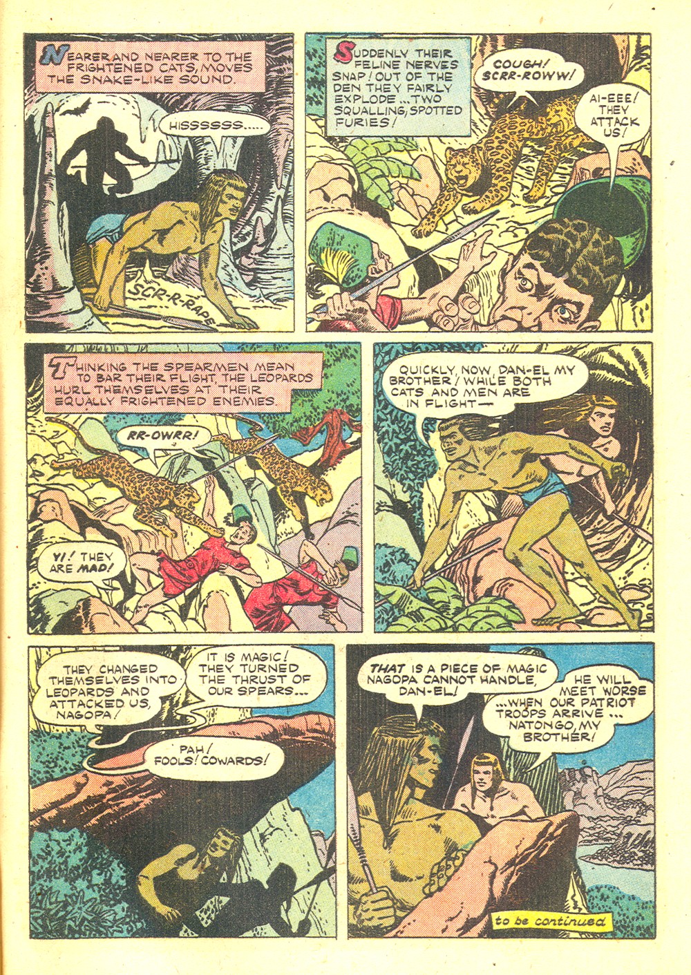 Read online Tarzan (1948) comic -  Issue #45 - 49