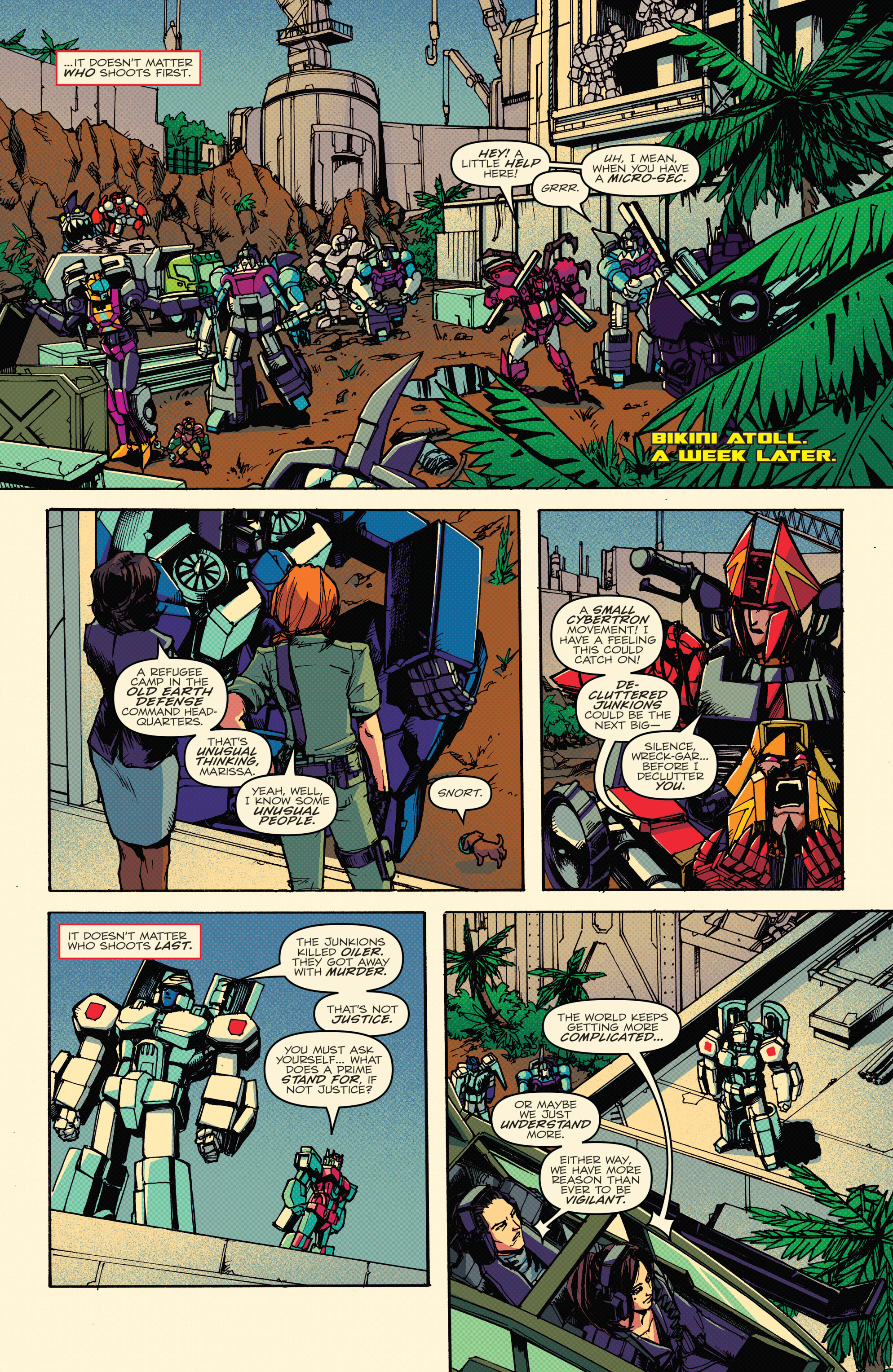 Read online Optimus Prime comic -  Issue #6 - 23