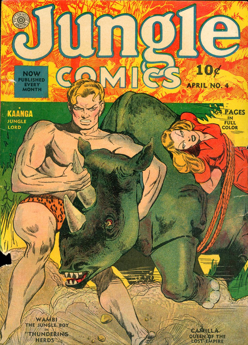 Read online Jungle Comics comic -  Issue #4 - 1