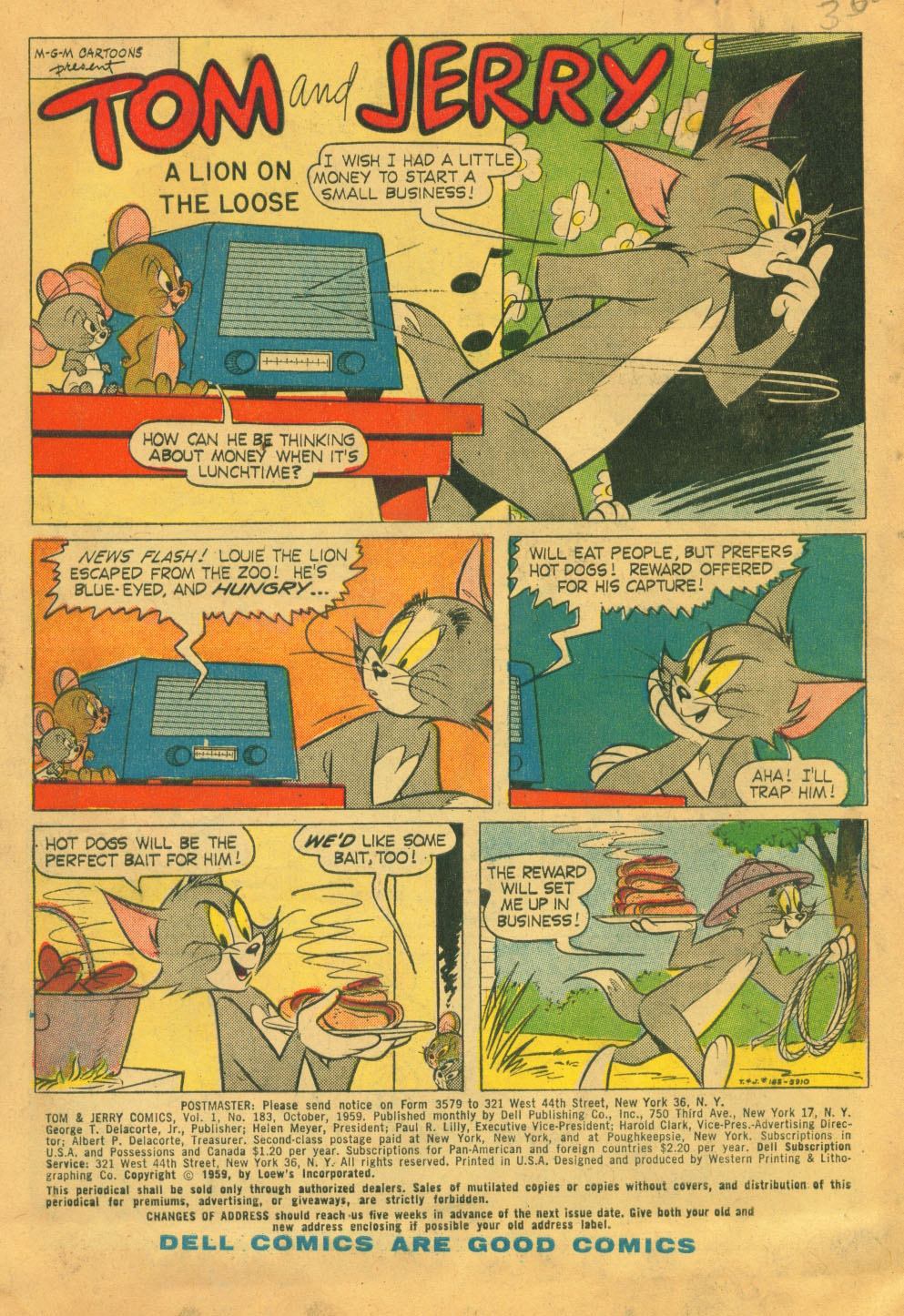 Read online Tom & Jerry Comics comic -  Issue #183 - 3