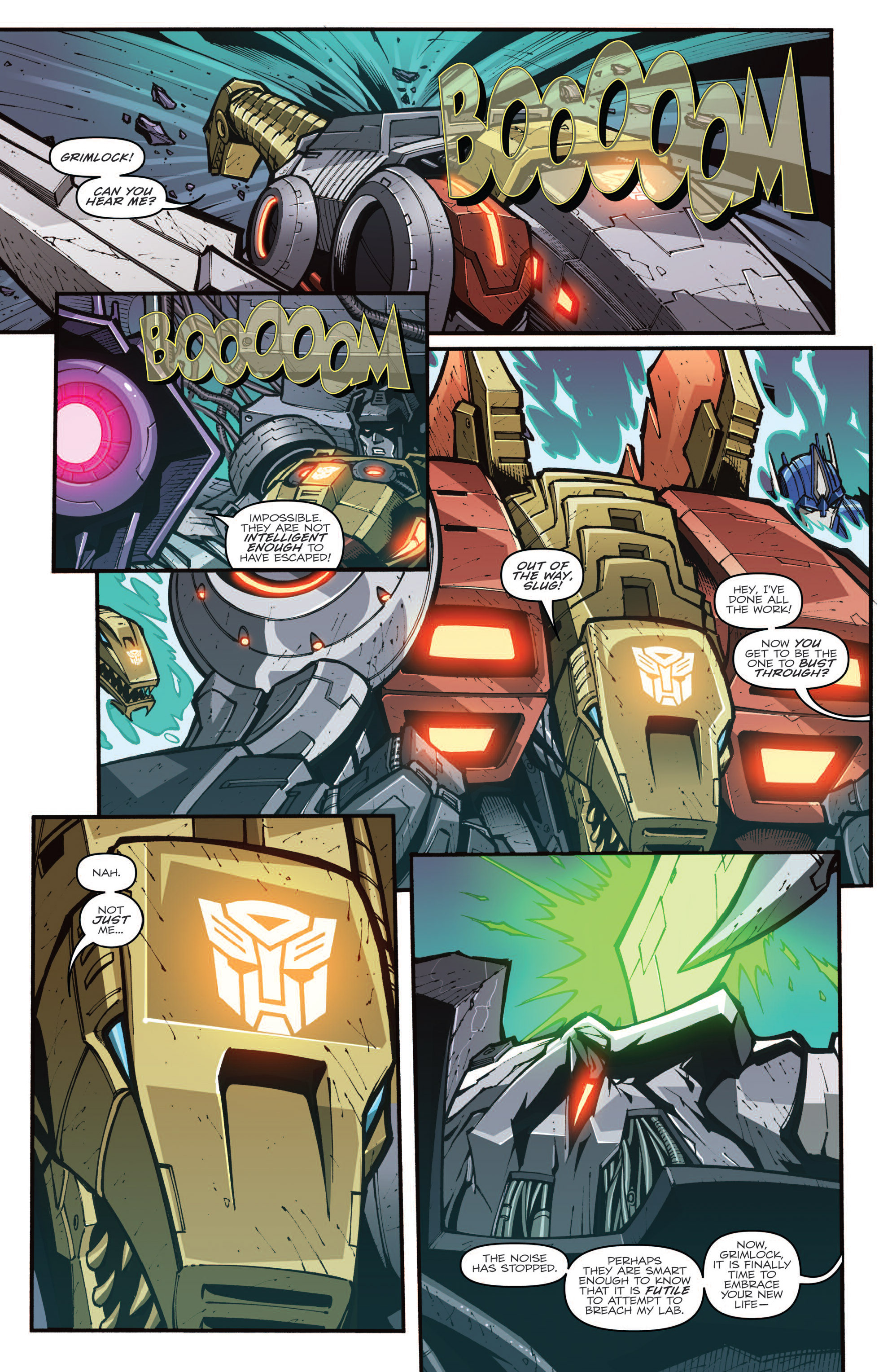 Read online The Transformers Prime: Rage of the Dinobots comic -  Issue #4 - 17