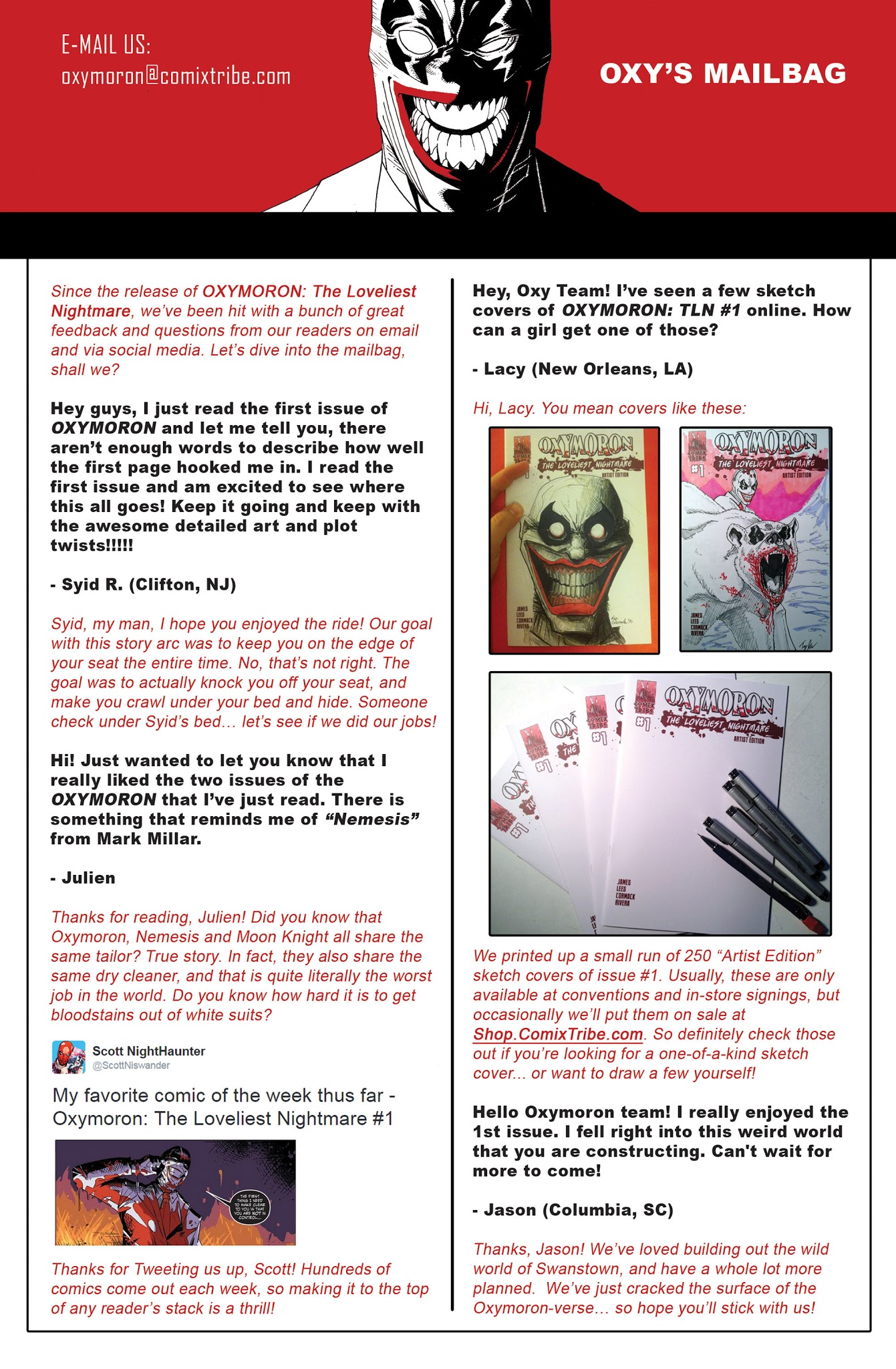 Read online Oxymoron: The Loveliest Nightmare comic -  Issue #4 - 27