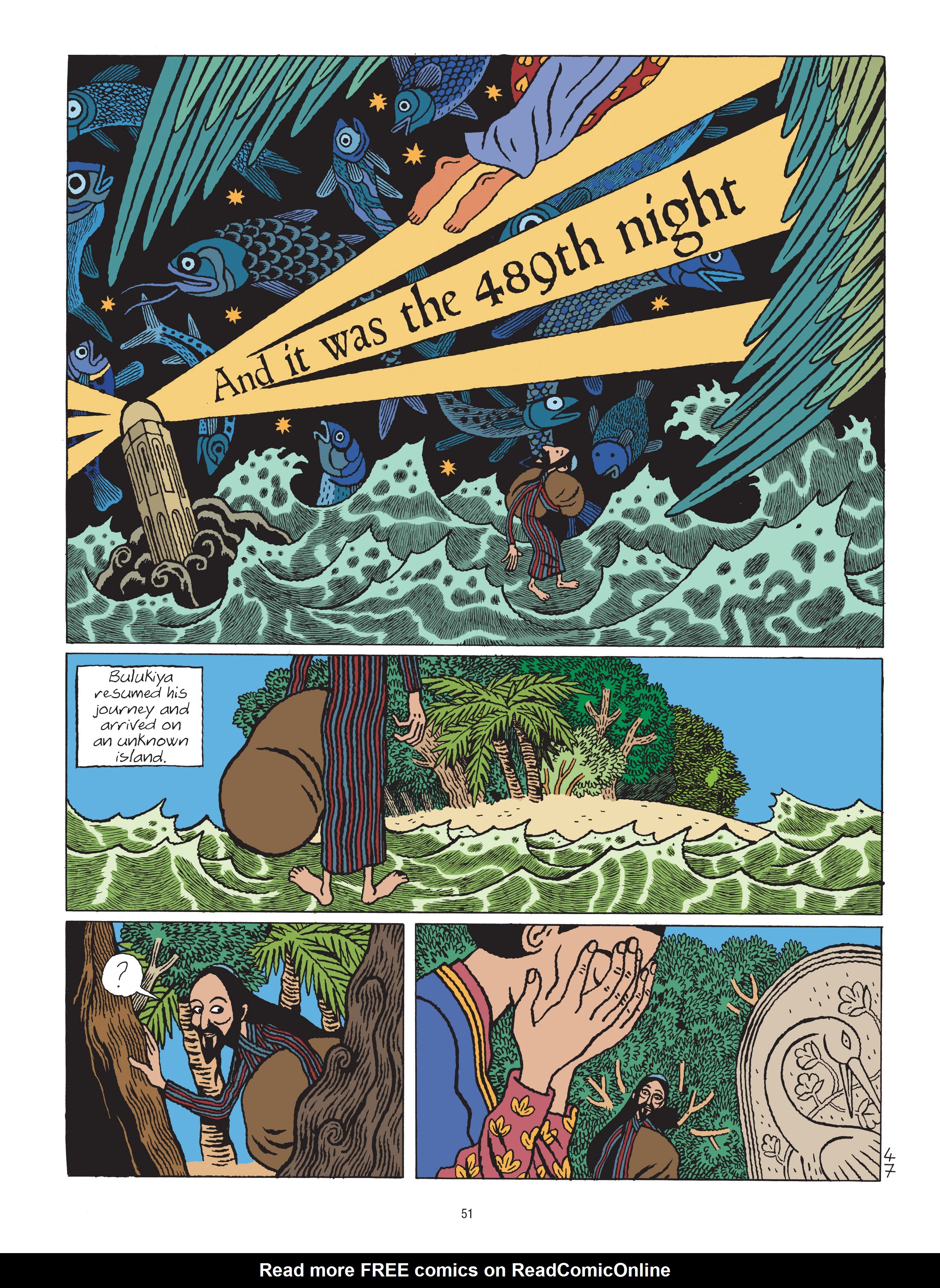 Read online A Tale of a Thousand and One Nights: HASIB & the Queen of Serpents comic -  Issue # TPB - 51