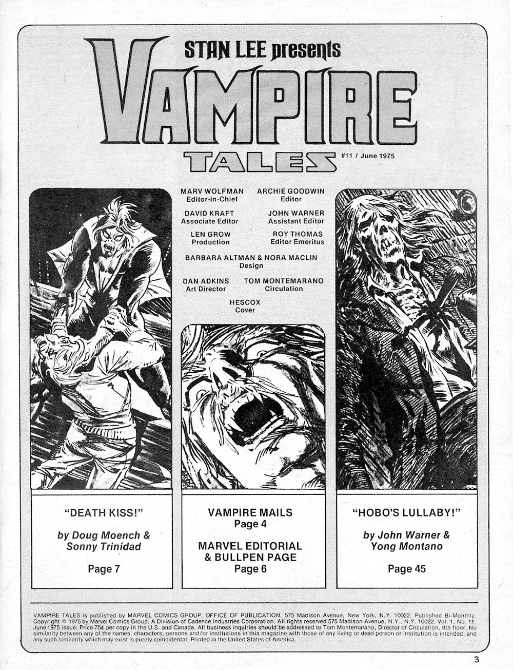Read online Vampire Tales comic -  Issue #11 - 4