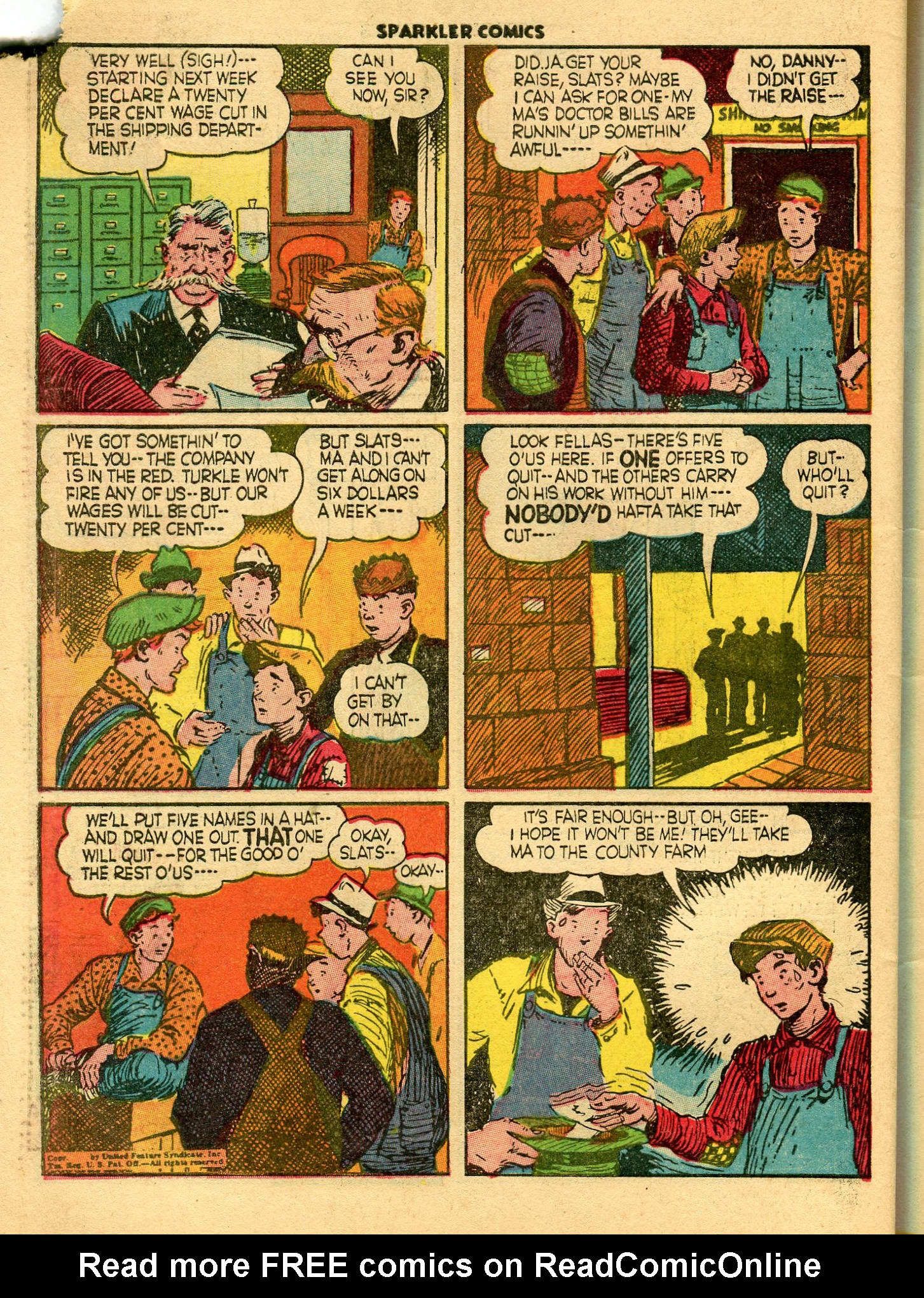 Read online Sparkler Comics comic -  Issue #6 - 63