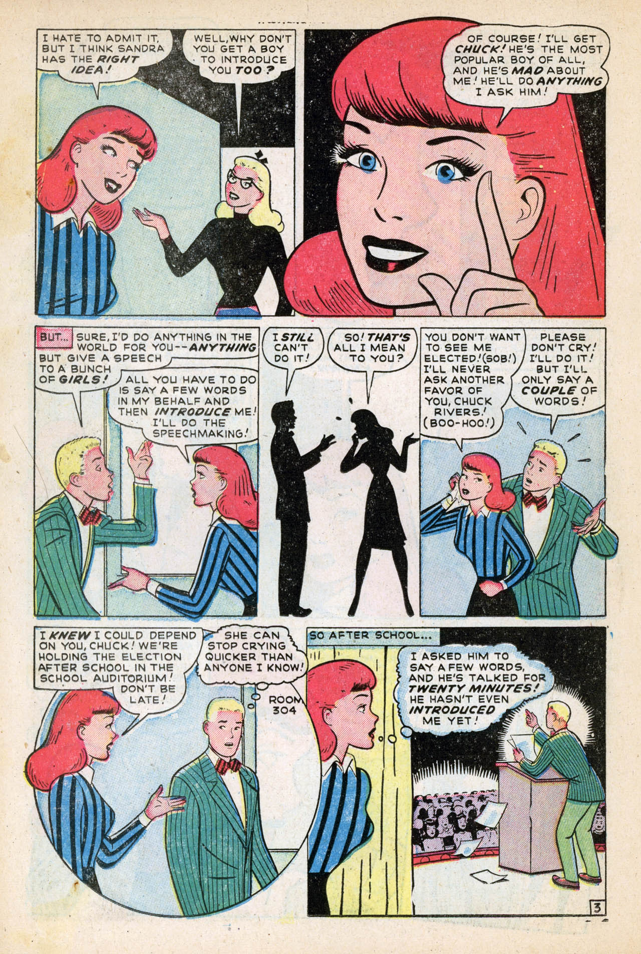 Read online Patsy Walker comic -  Issue #20 - 22