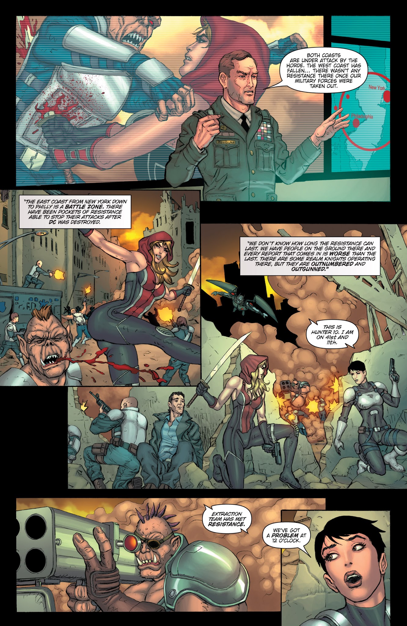 Read online Grimm Fairy Tales presents Realm War Age of Darkness comic -  Issue #1 - 8