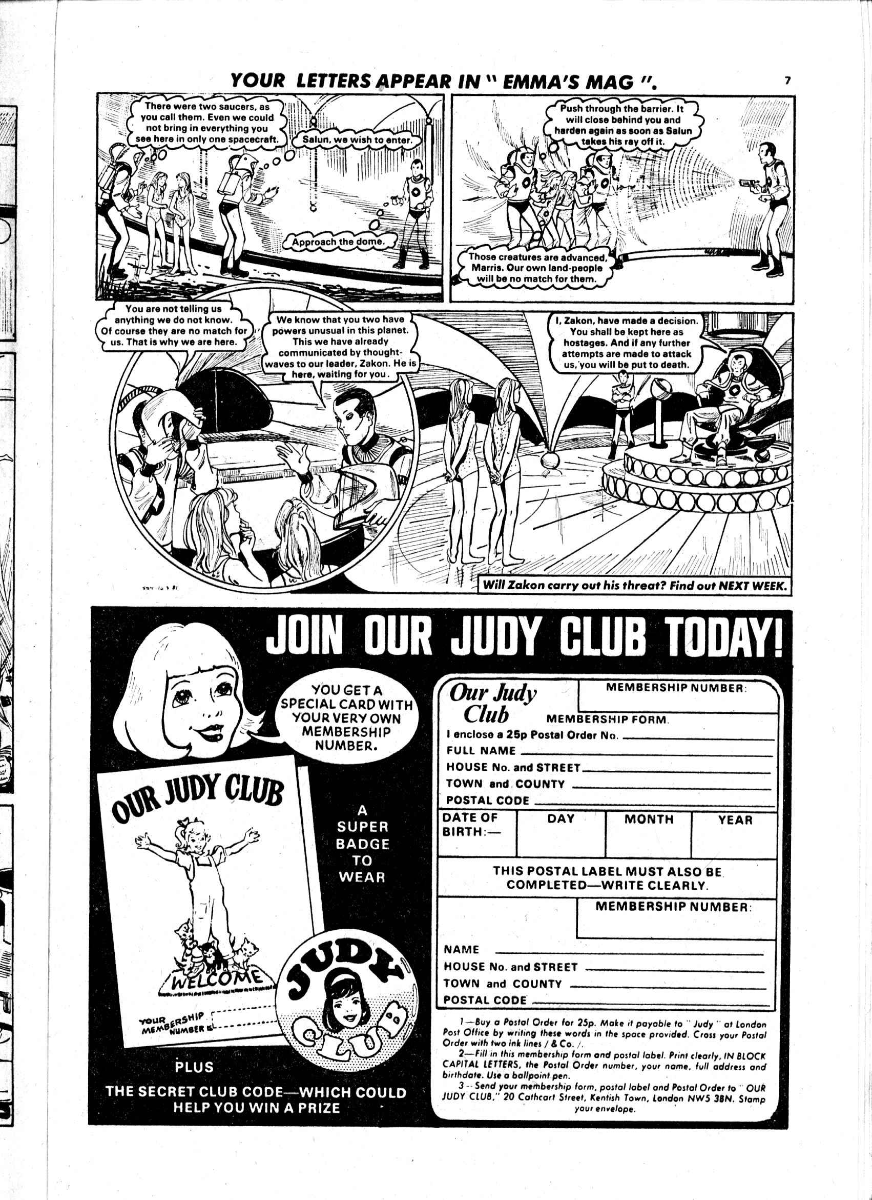 Read online Judy comic -  Issue #1105 - 7