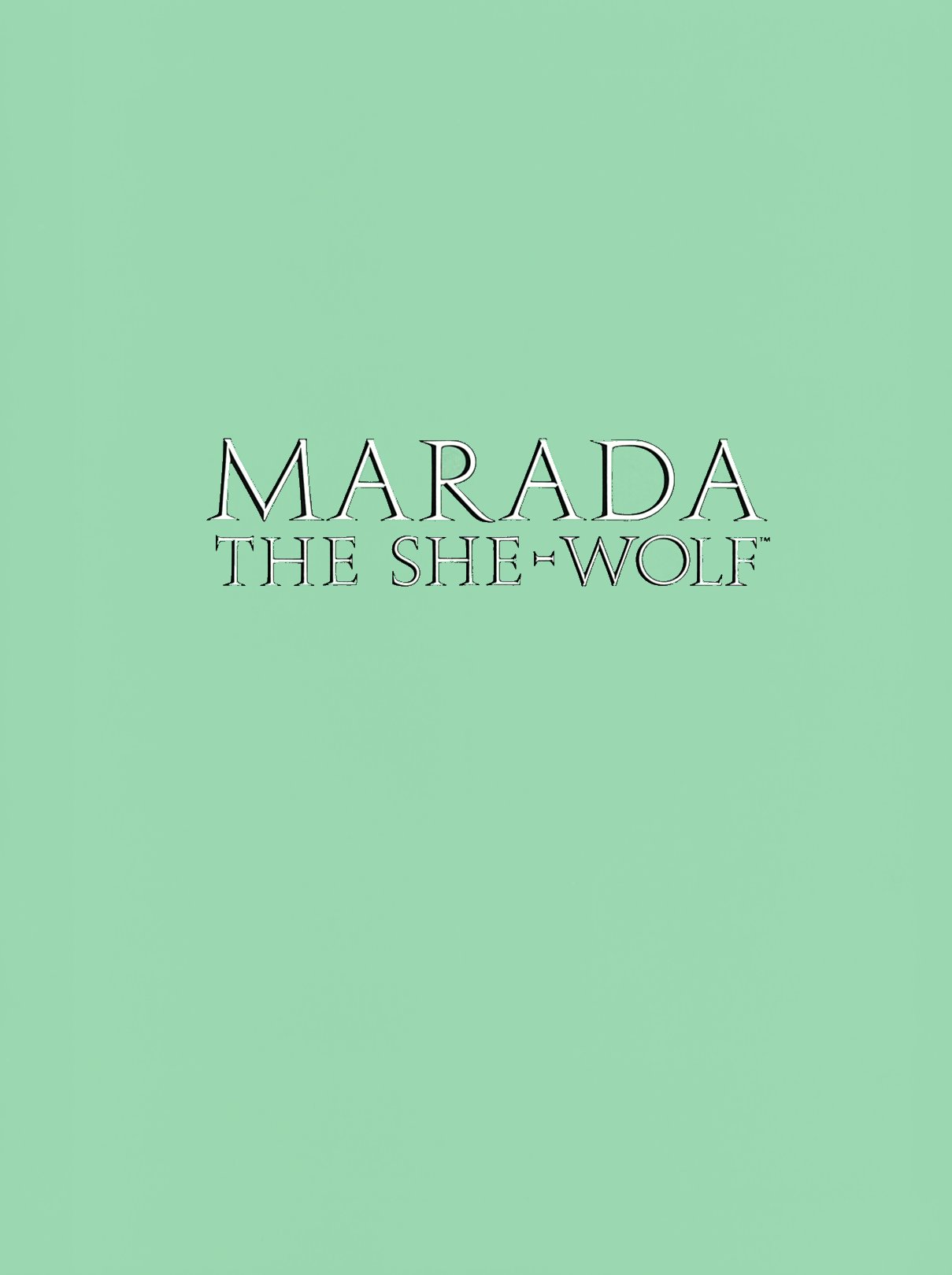 Read online Marvel Graphic Novel comic -  Issue #21 - Marada the She-Wolf - 2