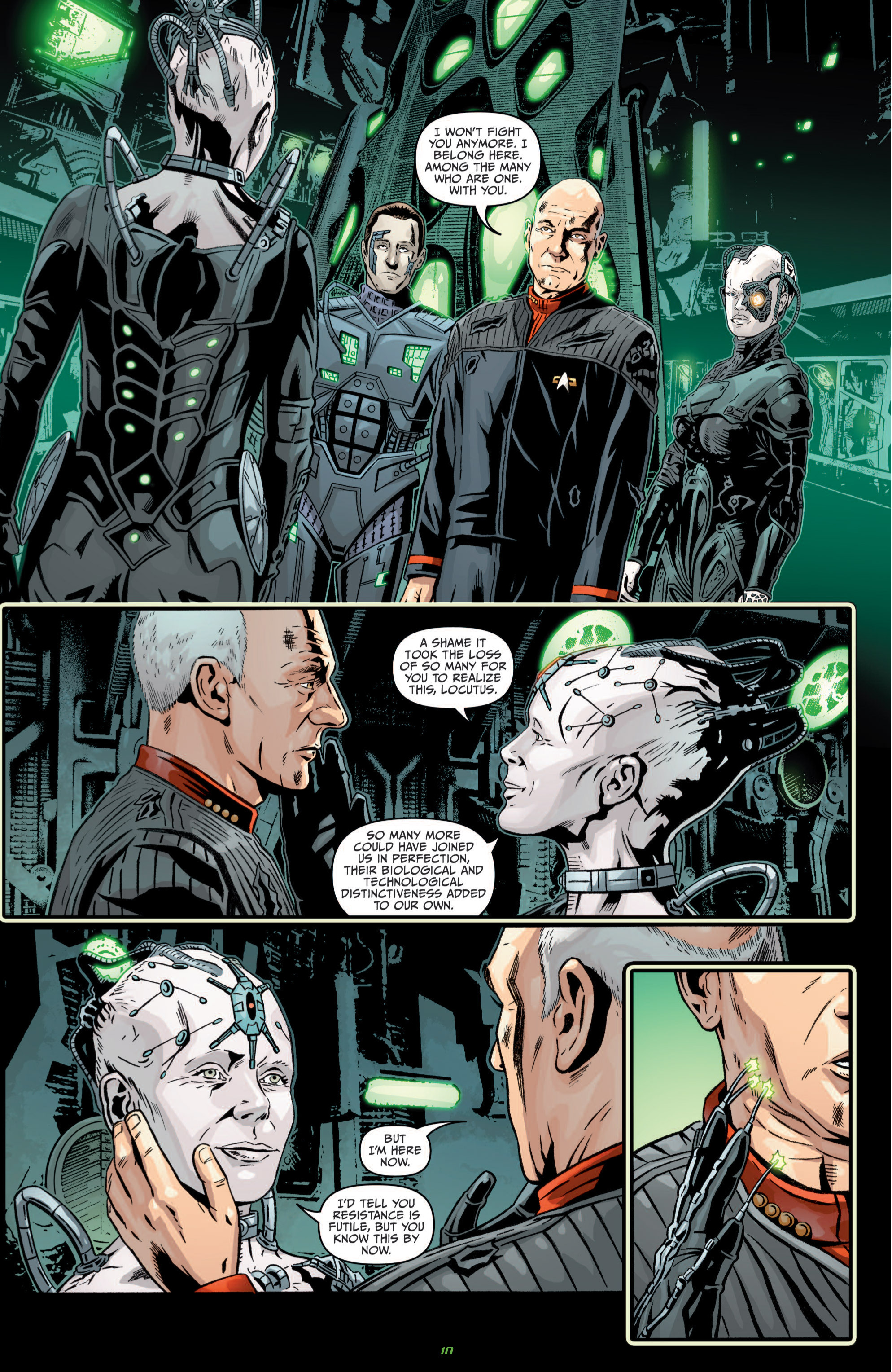 Read online Star Trek: The Next Generation - Hive comic -  Issue #4 - 13
