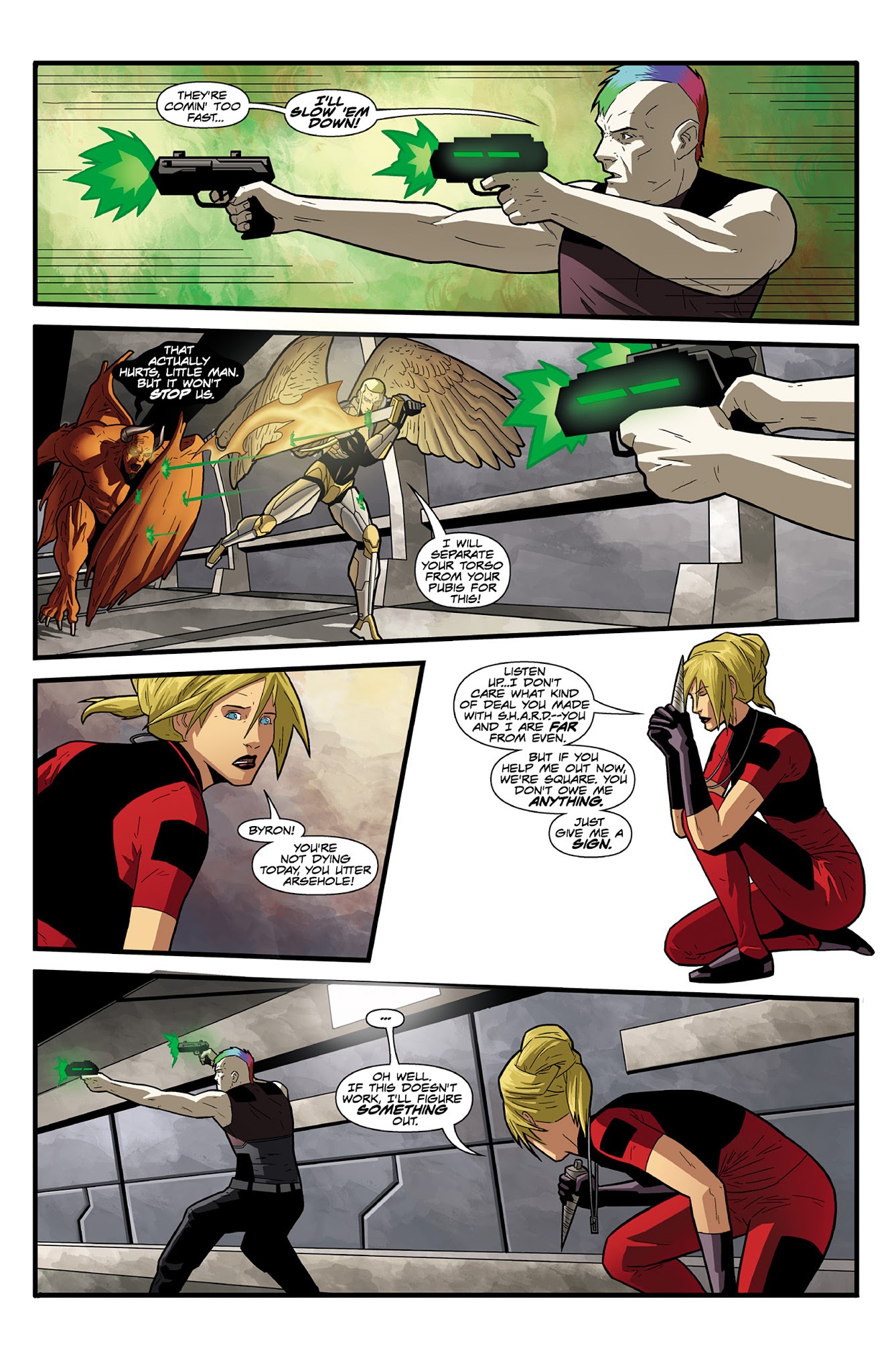 Read online S.H.O.O.T. First comic -  Issue #4 - 12