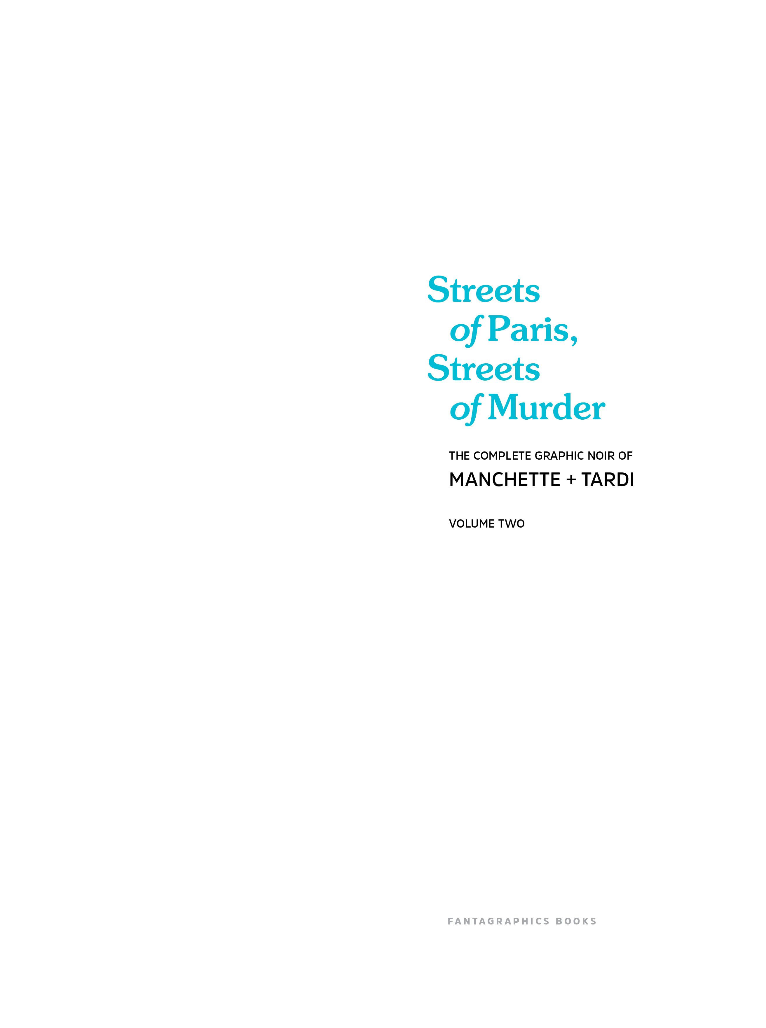 Read online Streets of Paris, Streets of Murder comic -  Issue # TPB 2 (Part 1) - 2