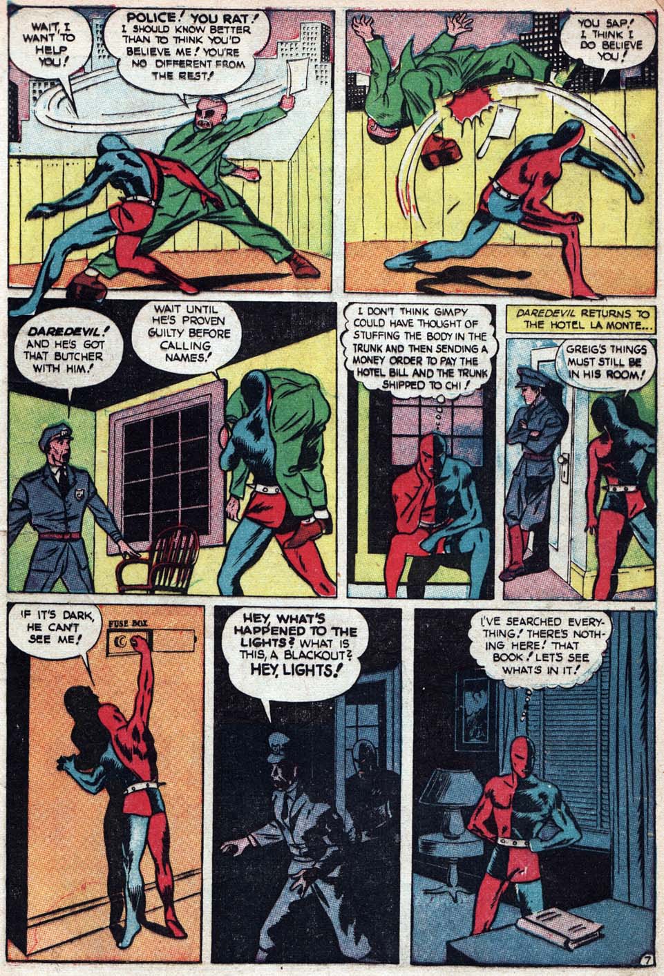 Read online Daredevil (1941) comic -  Issue #7 - 9