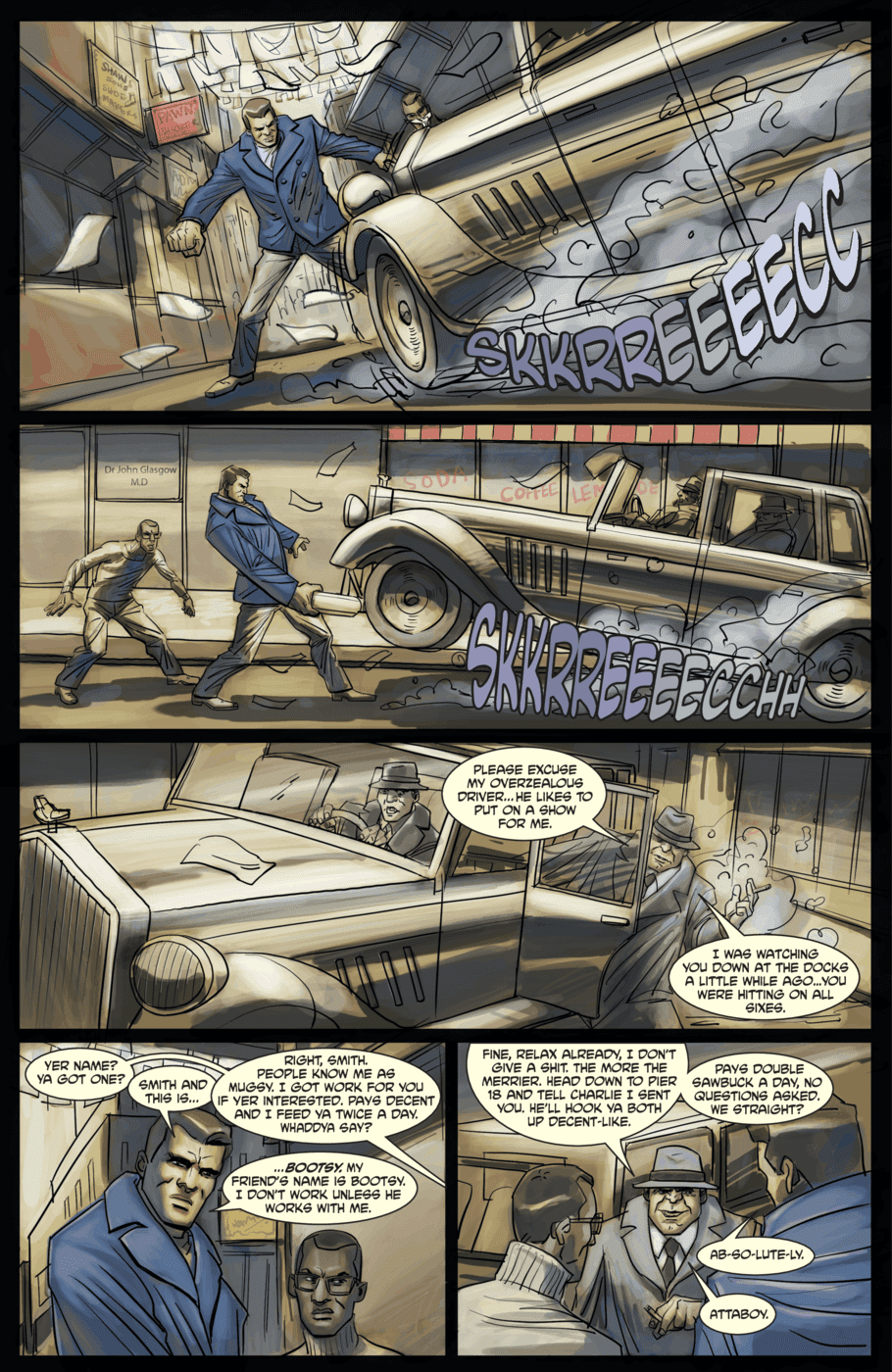 Read online Ed Burns' Dock Walloper comic -  Issue #1 - 9