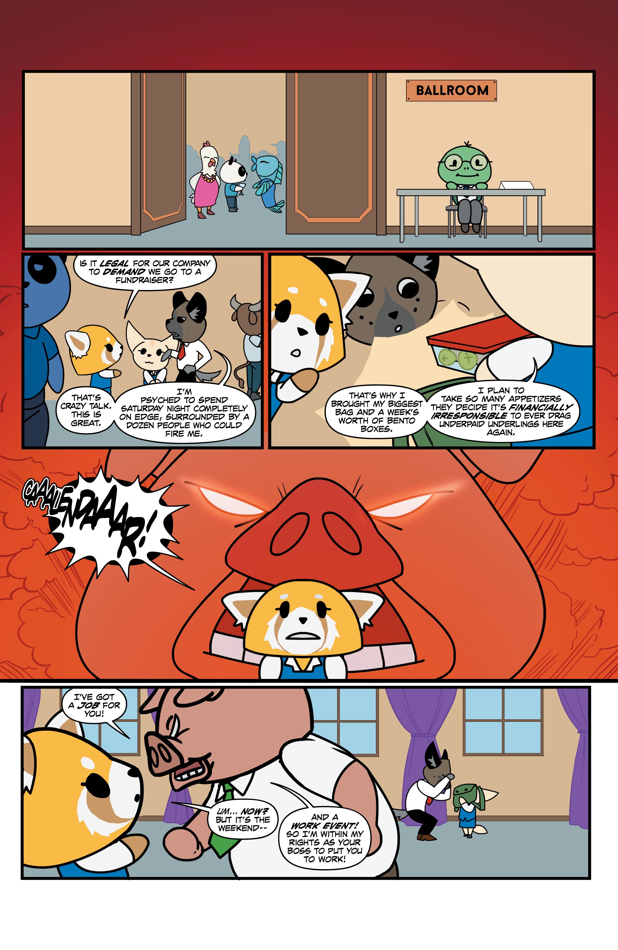 Read online Aggretsuko Meet Her Friends comic -  Issue #3 - 3
