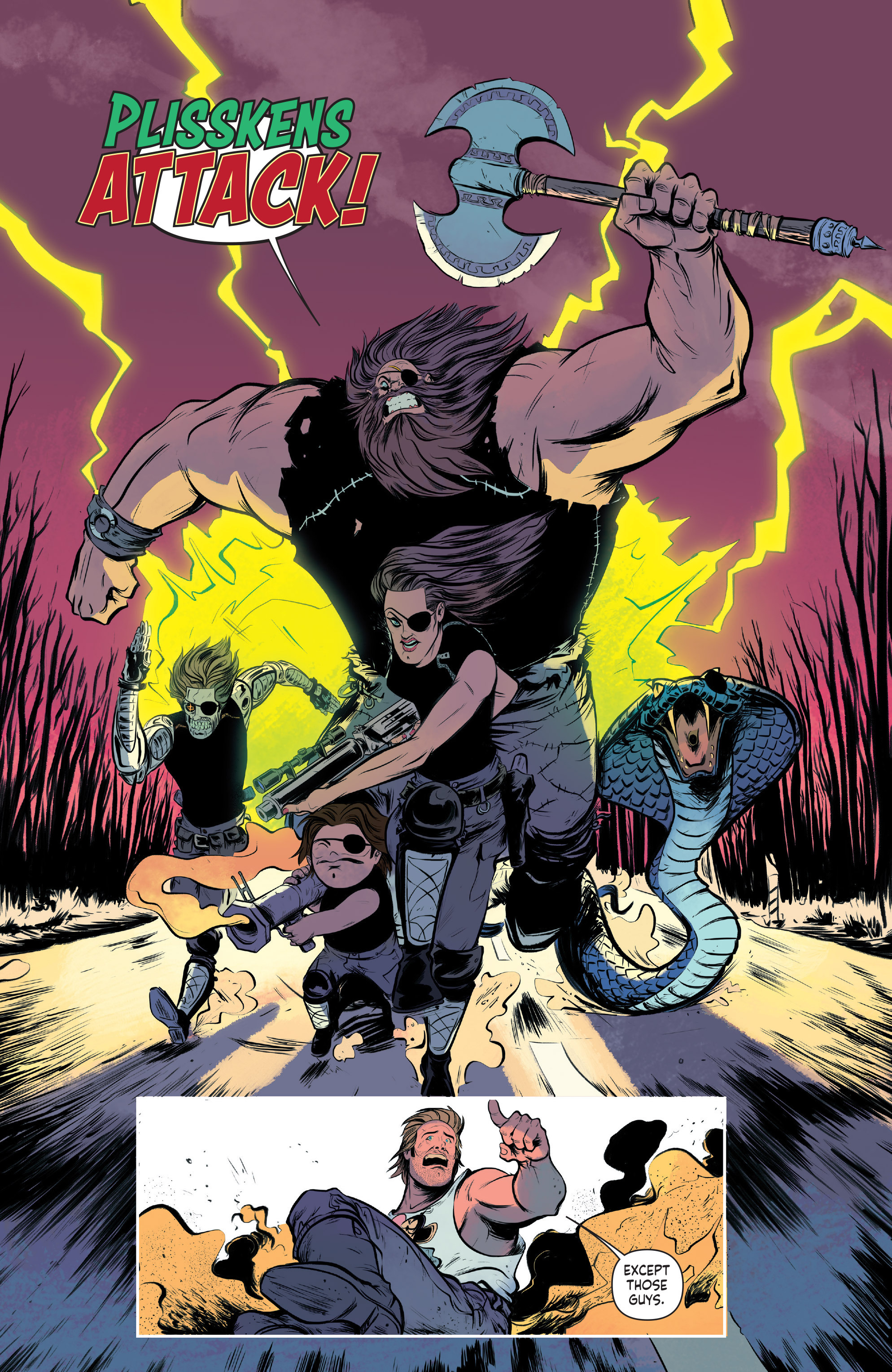 Read online Big Trouble in Little China/Escape From New York comic -  Issue #3 - 7