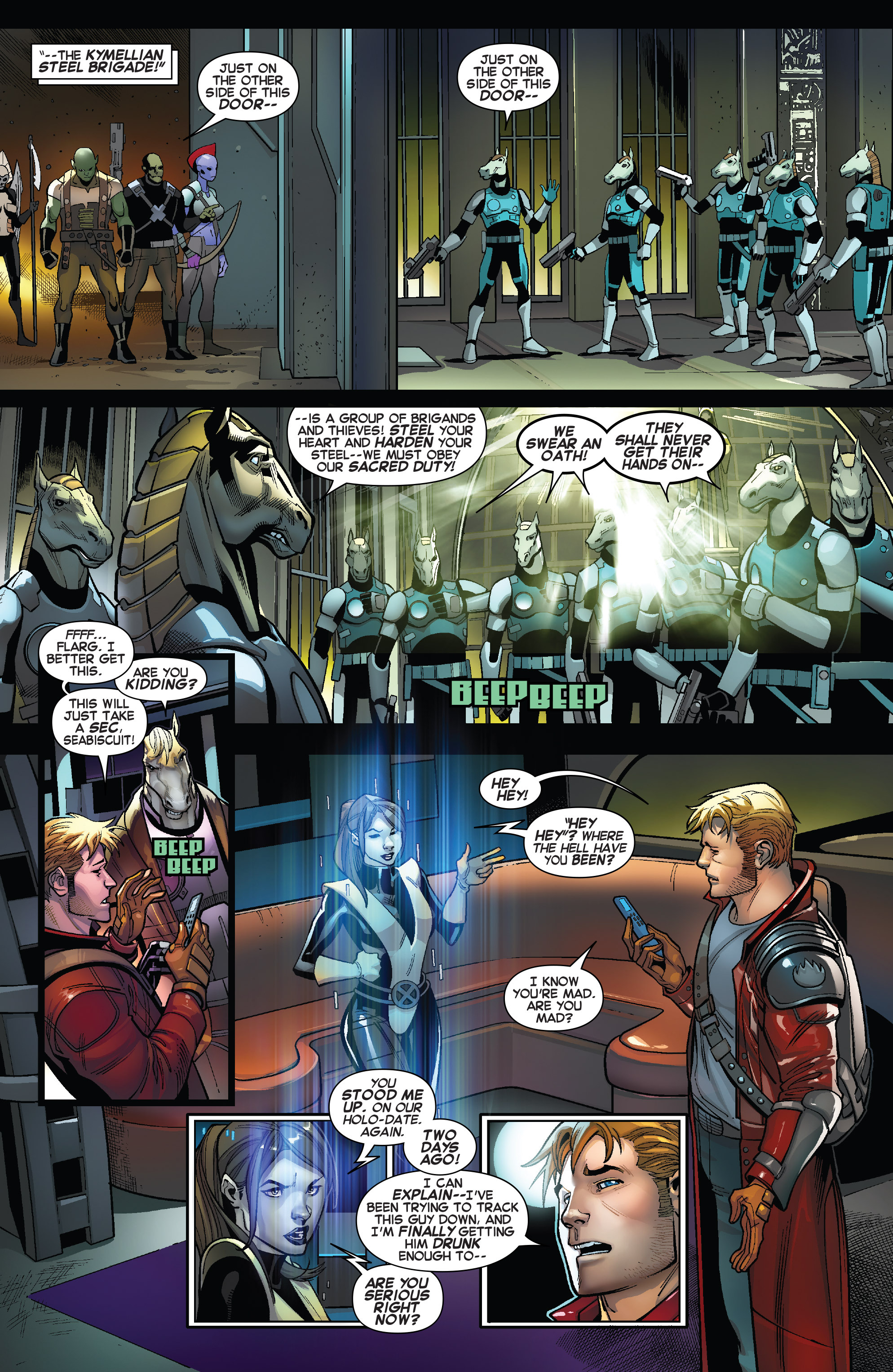 Read online Legendary Star-Lord comic -  Issue #5 - 7