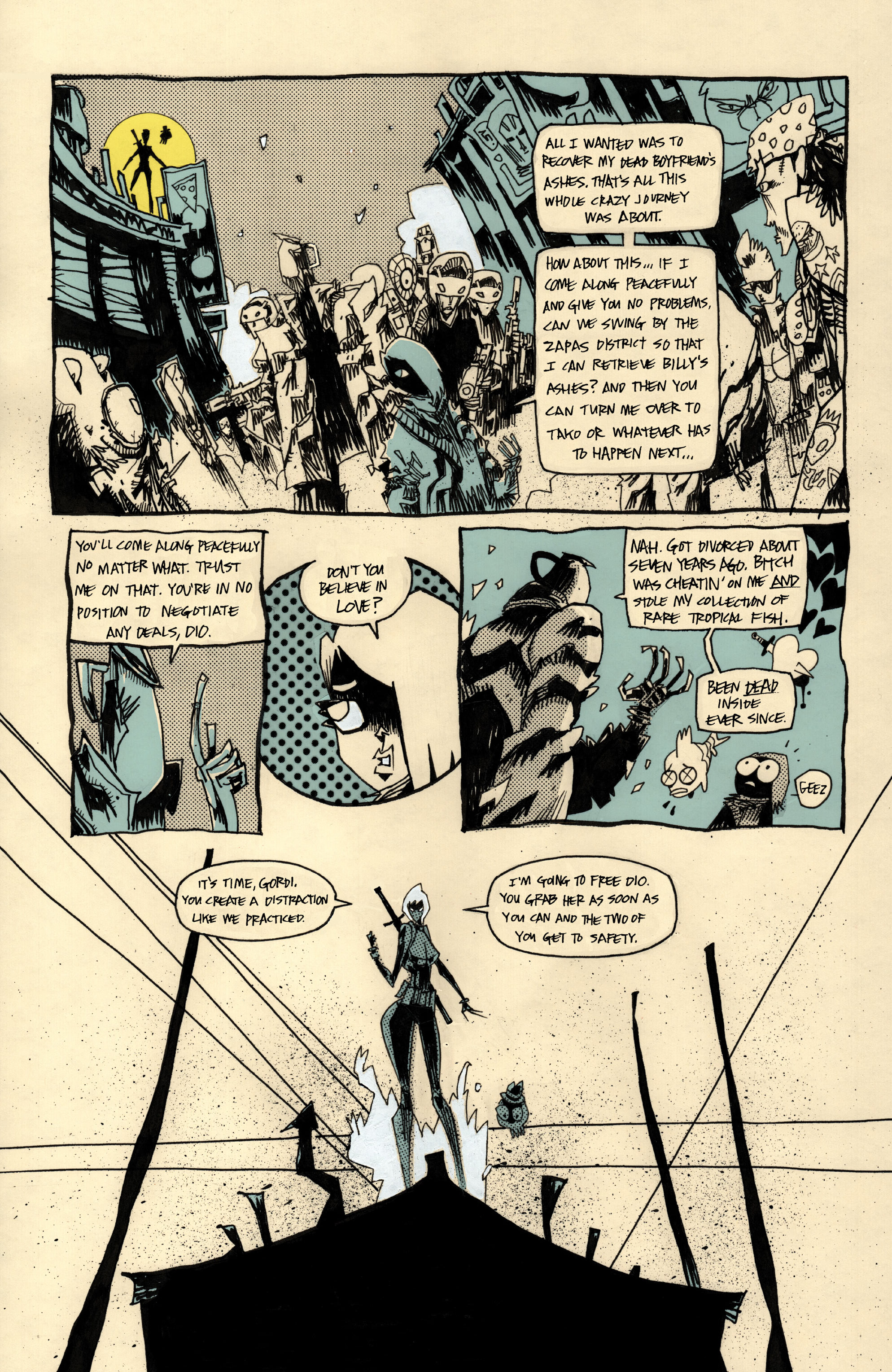 Read online Grrl Scouts: Stone Ghost comic -  Issue #5 - 7