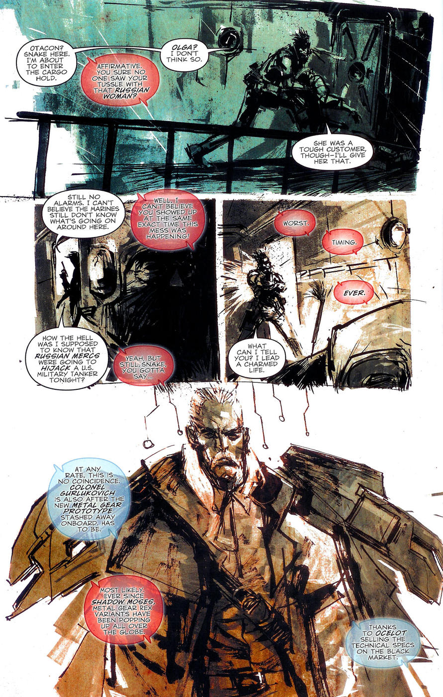 Read online Metal Gear Solid: Sons of Liberty comic -  Issue #1 - 5