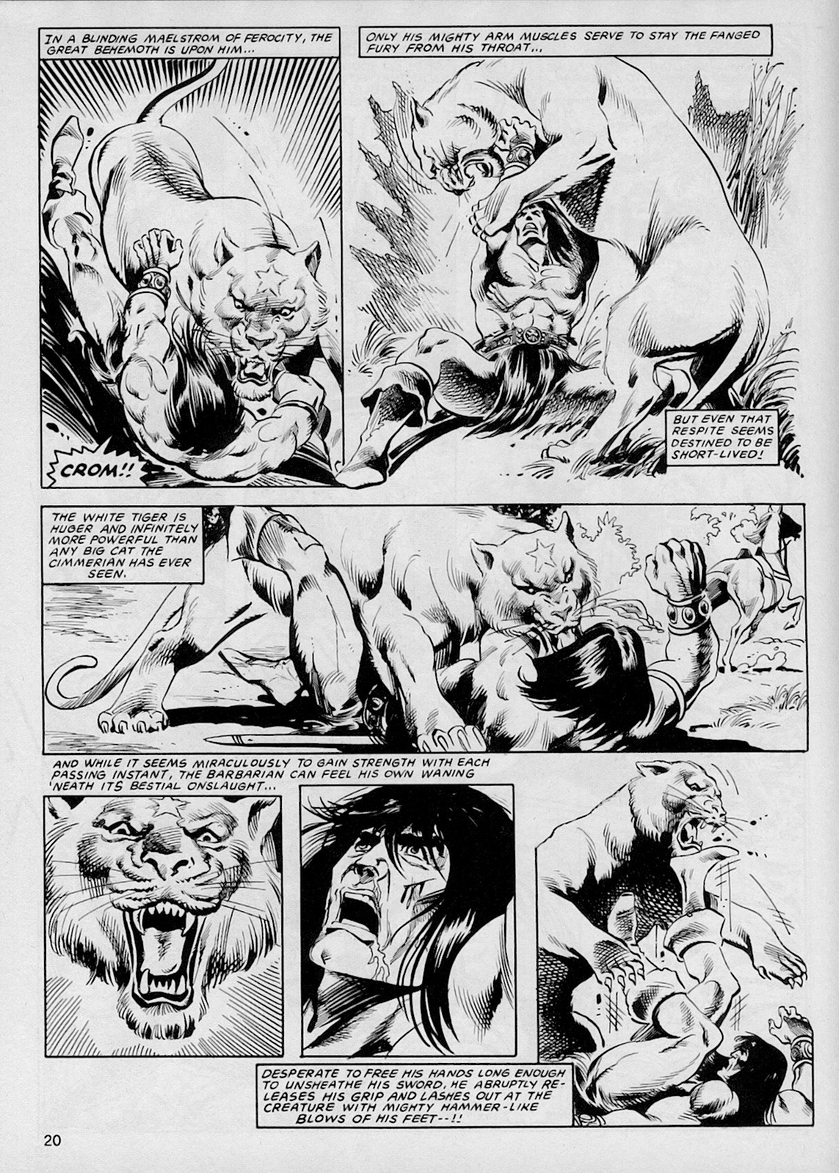 Read online The Savage Sword Of Conan comic -  Issue #103 - 19