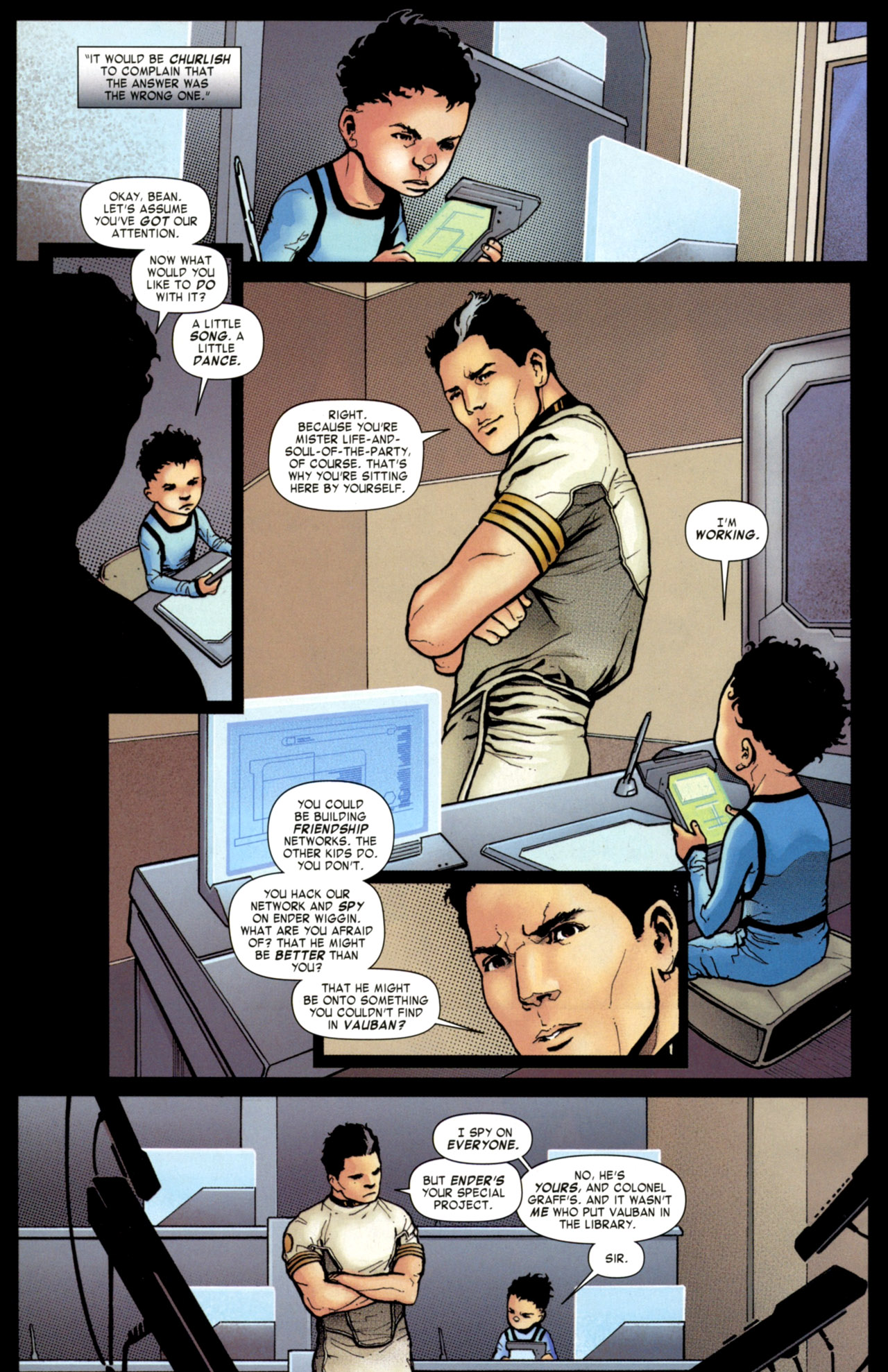 Read online Ender's Shadow: Battle School comic -  Issue #4 - 16
