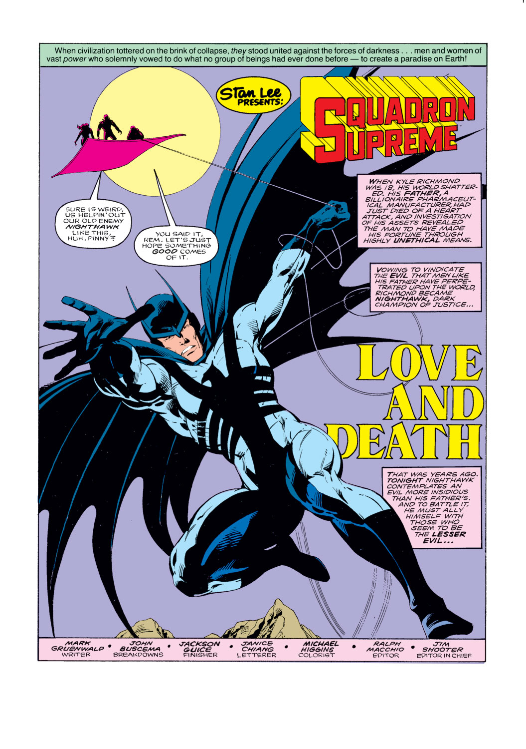 Read online Squadron Supreme (1985) comic -  Issue #7 - 2