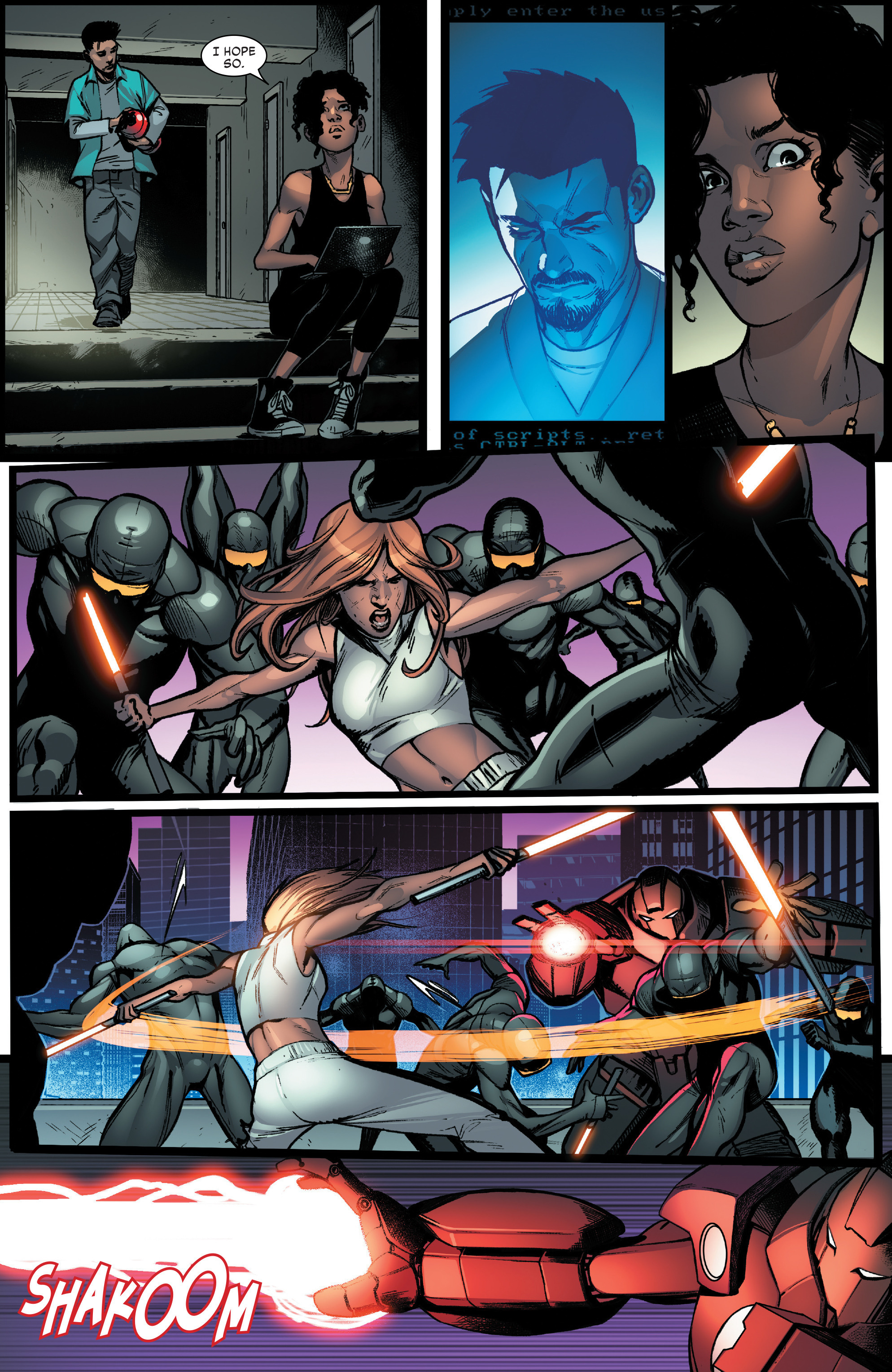 Read online Invincible Iron Man (2016) comic -  Issue #4 - 17