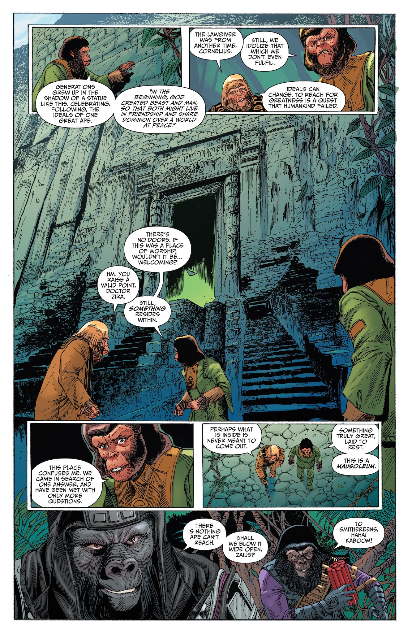 Read online Kong on the Planet of the Apes comic -  Issue #2 - 14