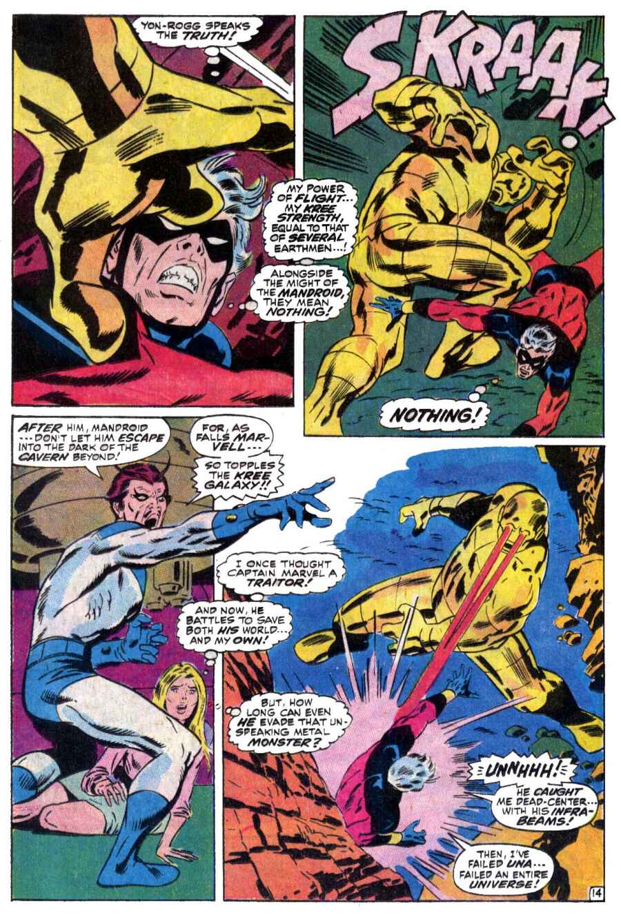 Read online Captain Marvel (1968) comic -  Issue #18 - 15