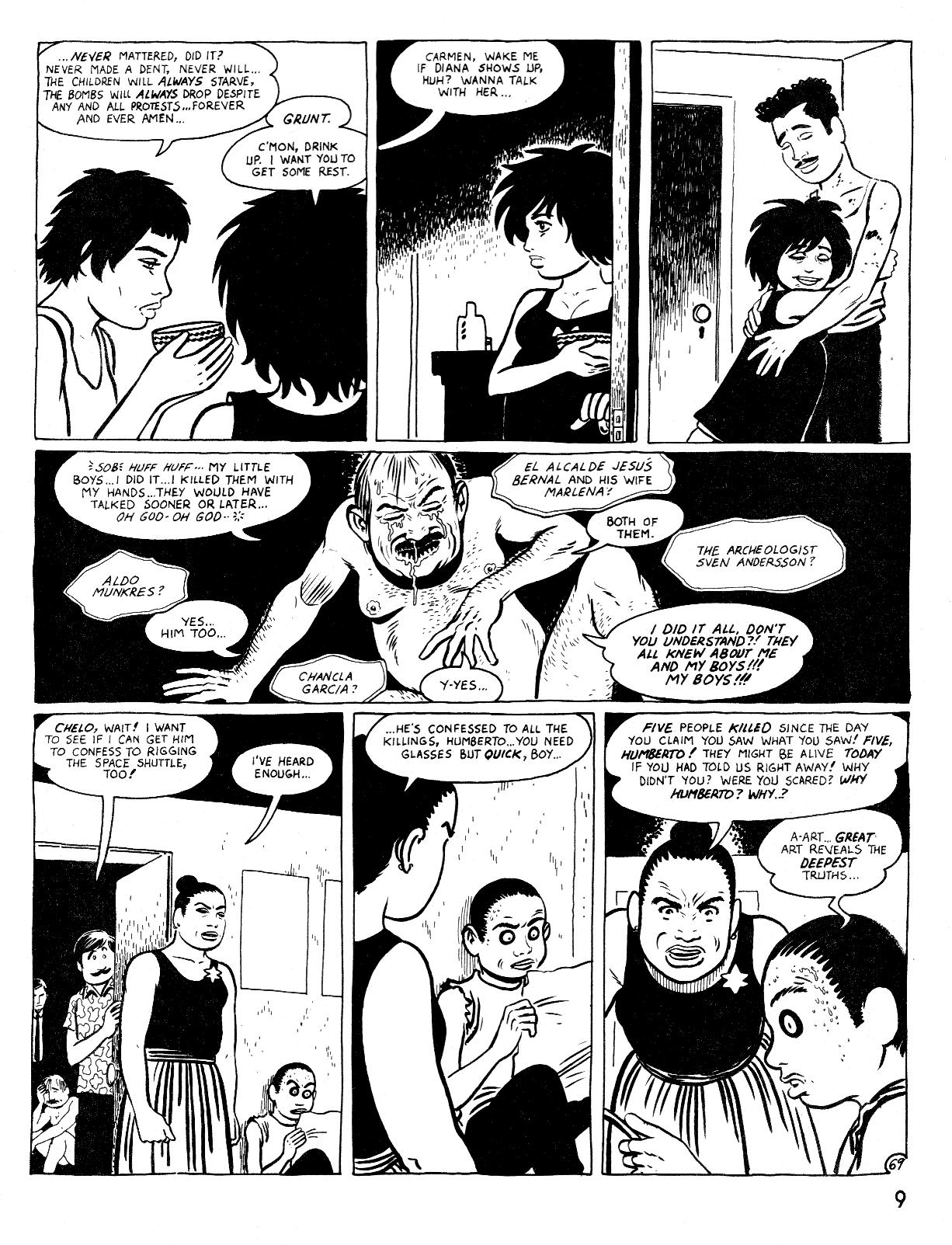 Read online Love and Rockets (1982) comic -  Issue #25 - 13